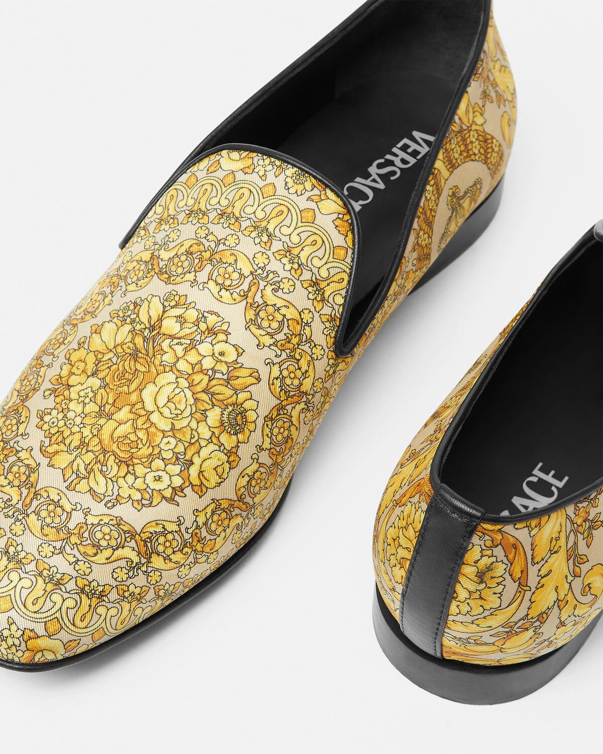Barocco Satin Slippers - 5