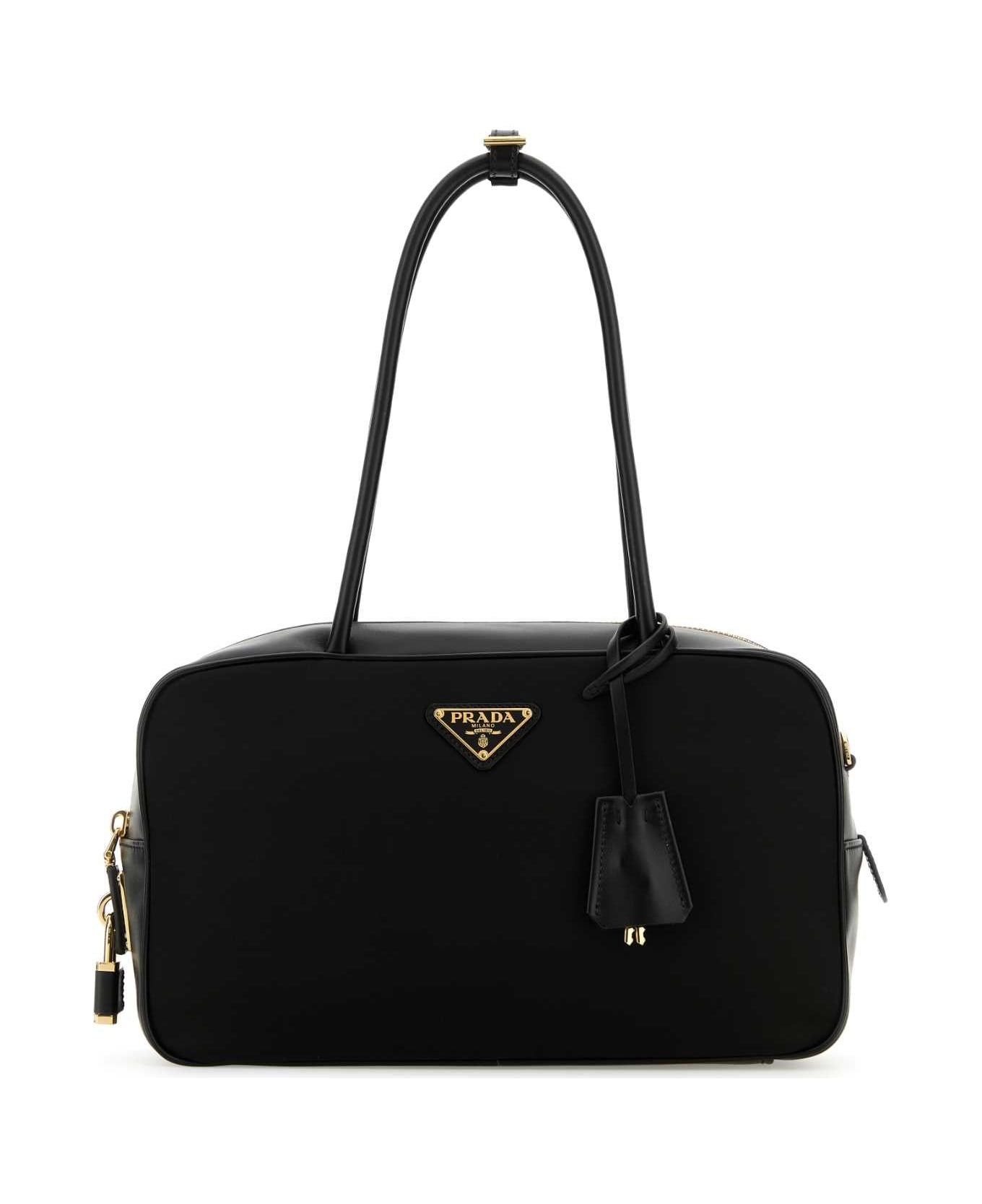 Black Nylon Handbag - 1