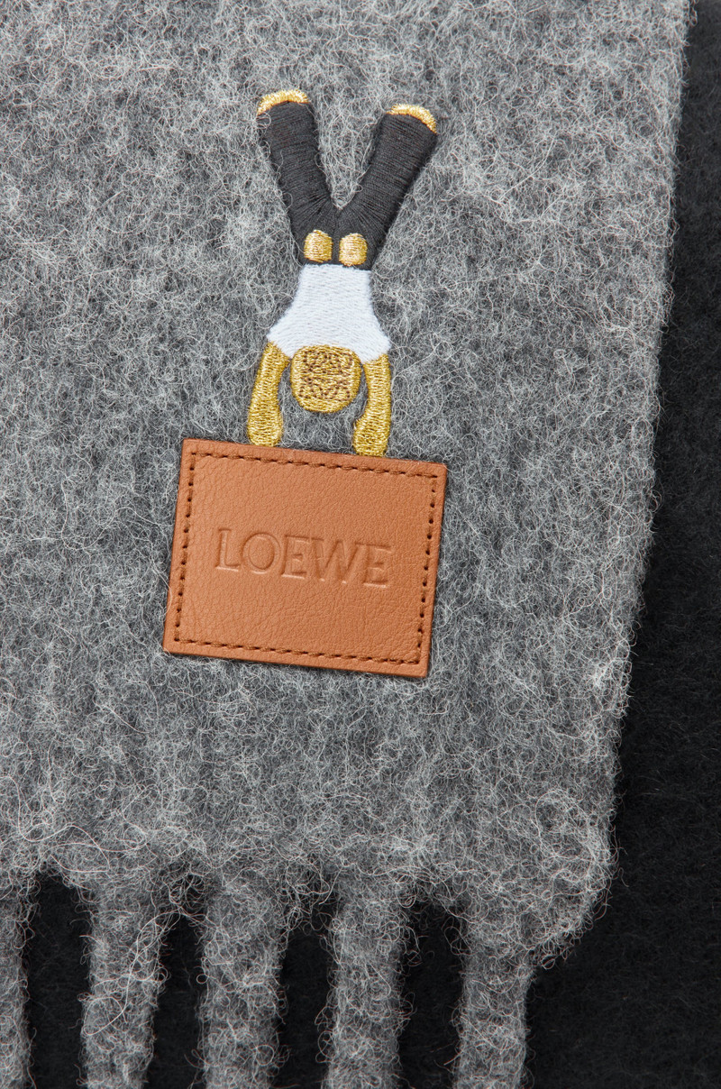 Scarf in alpaca and wool blend 4