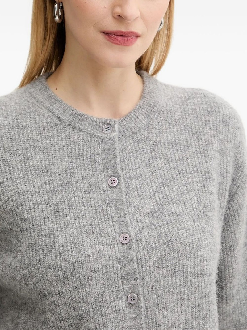 ribbed button cardigan 4