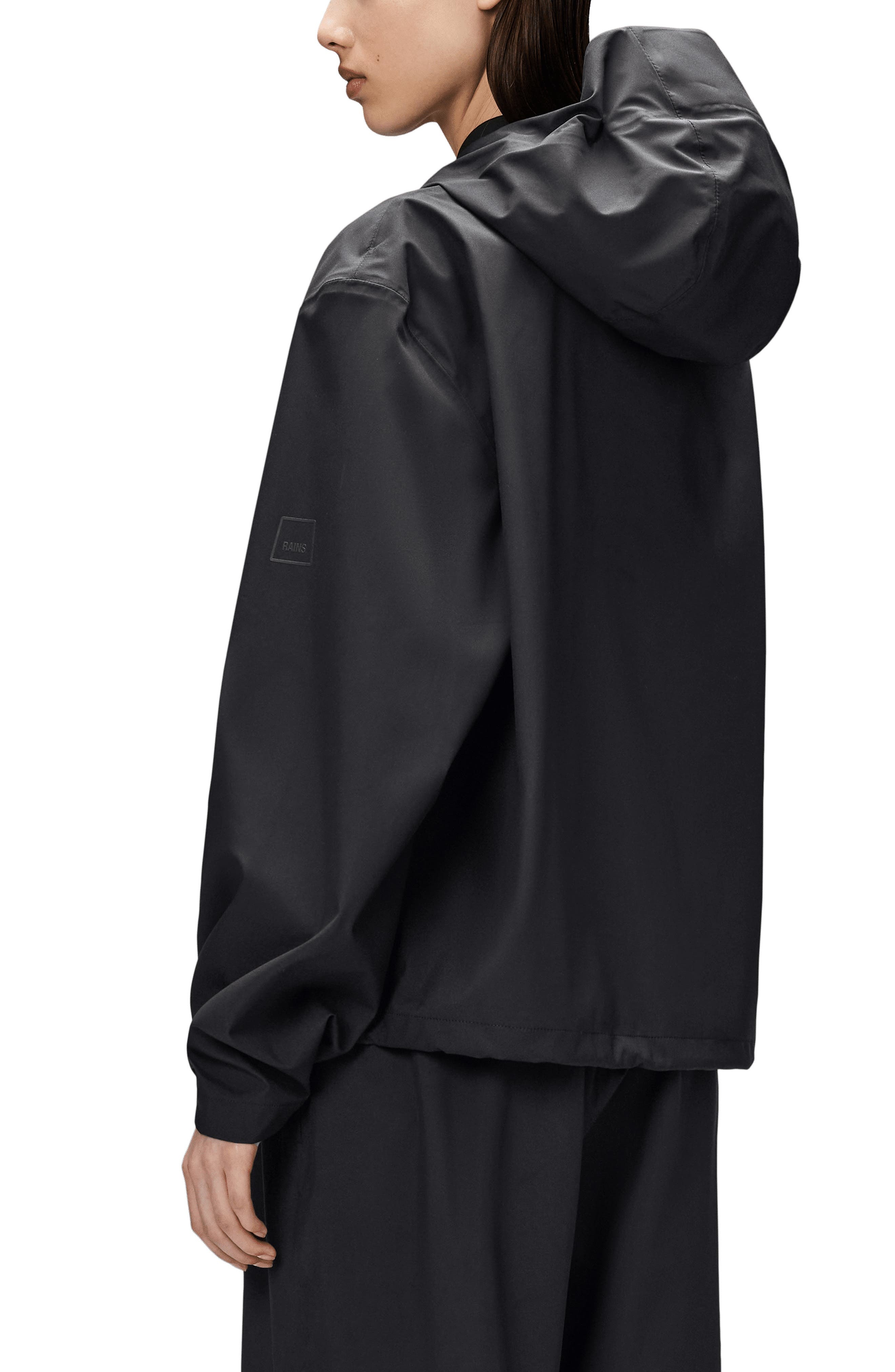 Rains Suva Hardshell Rain Jacket in Black at Nordstrom - 2