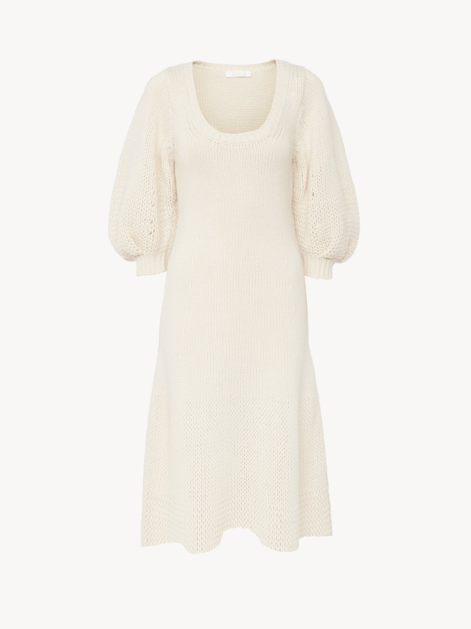 FLARED KNITTED DRESS - 3