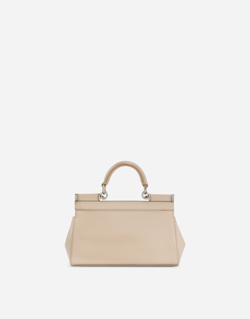 Small Sicily bag in polished calfskin 4