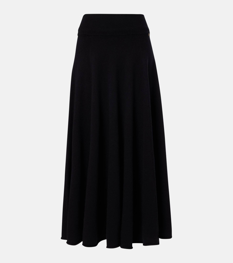 N°313 Twirl cashmere-blend maxi skirt 1