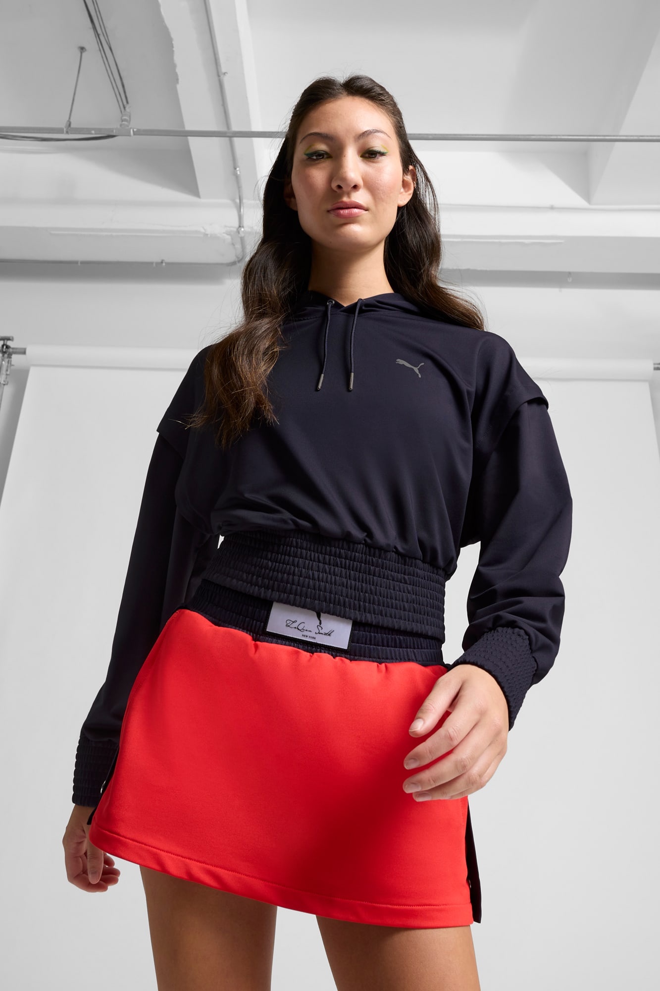 PUMA x LAQUAN SMITH Women's Cropped Hoodie - 3