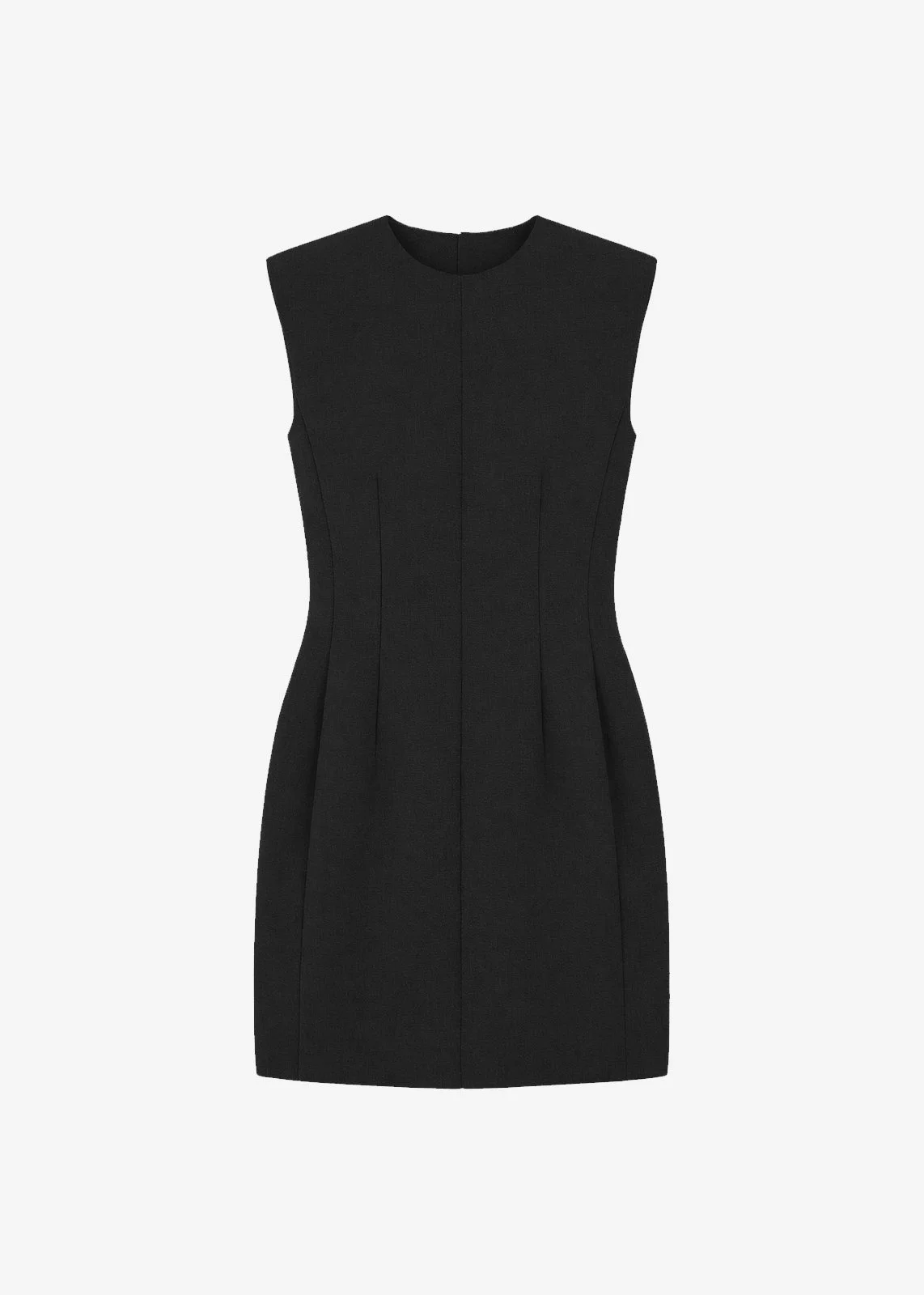 Bryn Cinched Mini Dress - Black - 1