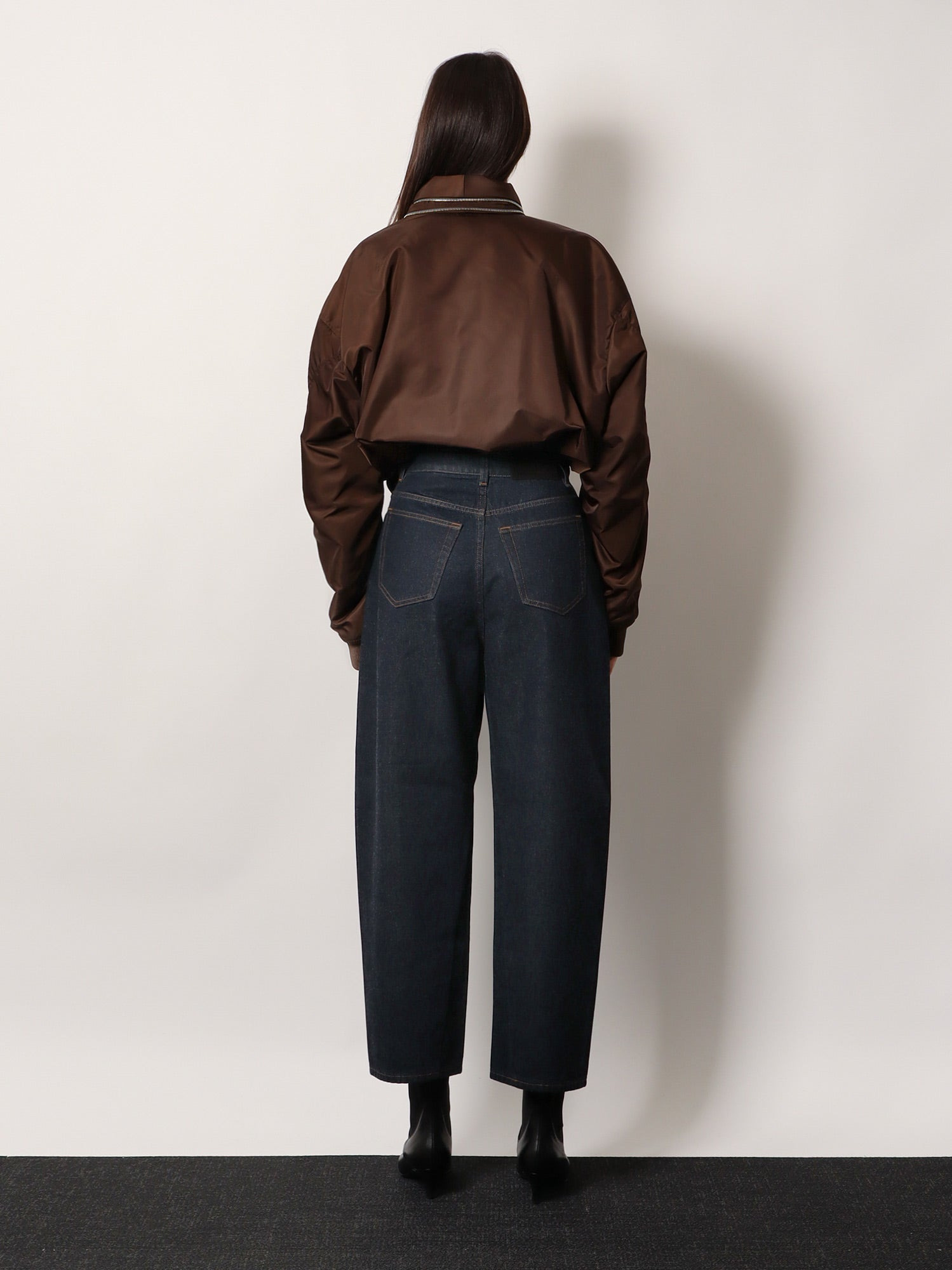Twisted Dark Blue Denim Jeans - 3