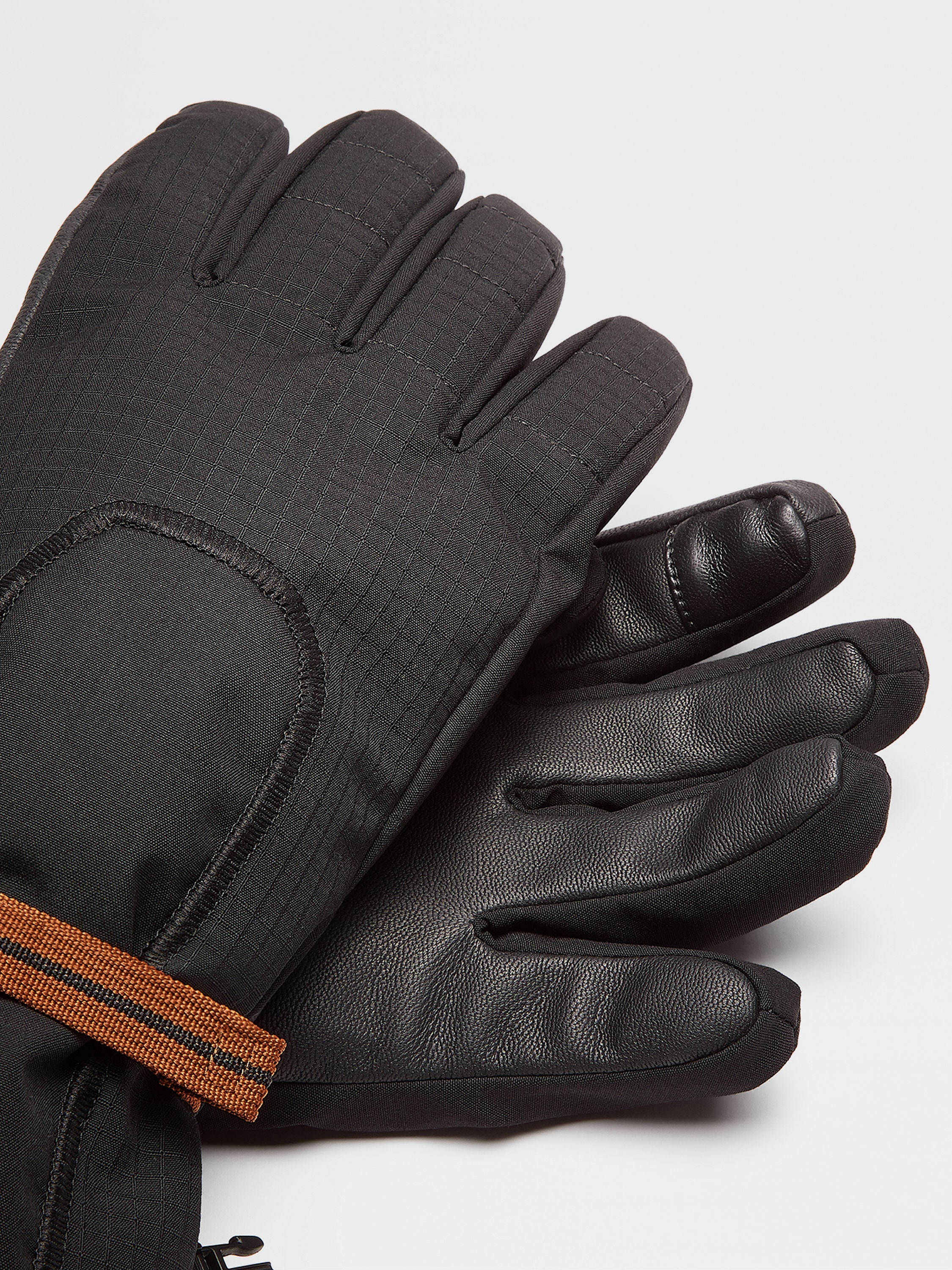 BLACK TECHMERINO™ WOOL GLOVES - 2