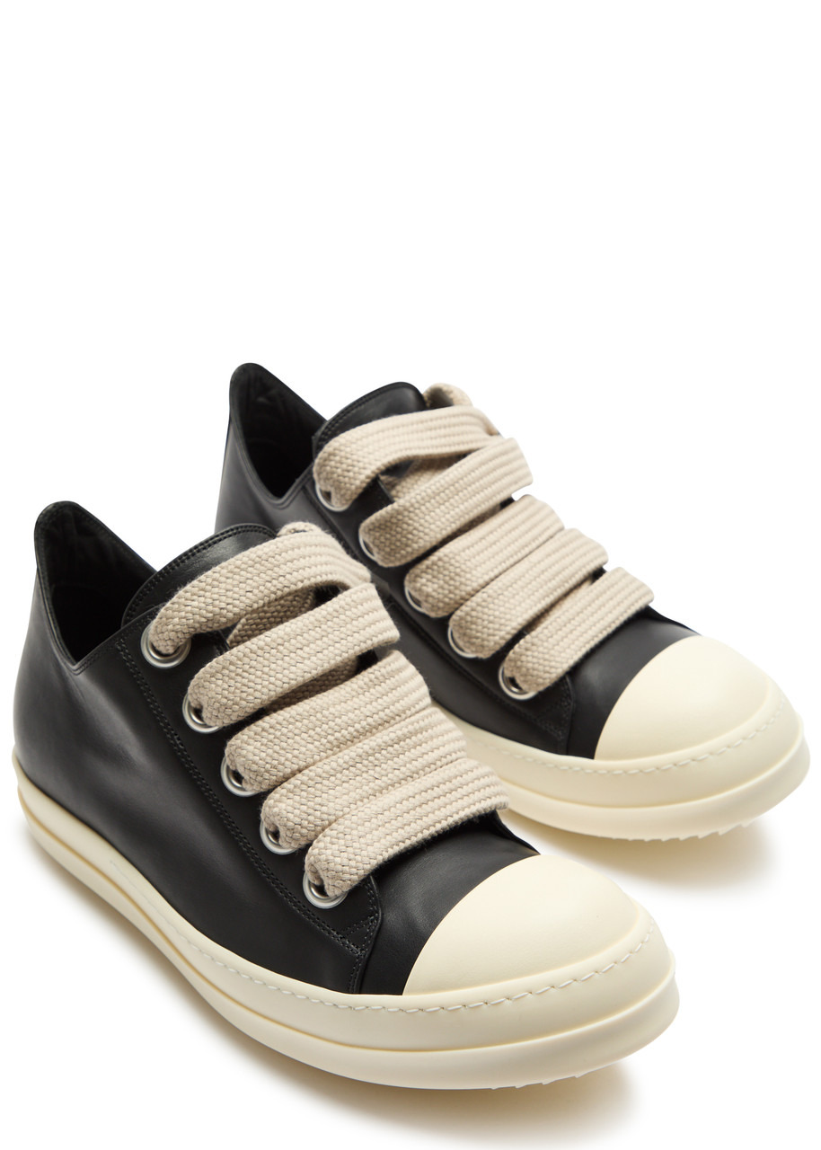 Rick Owens Jumbo Leather Sneakers - 3