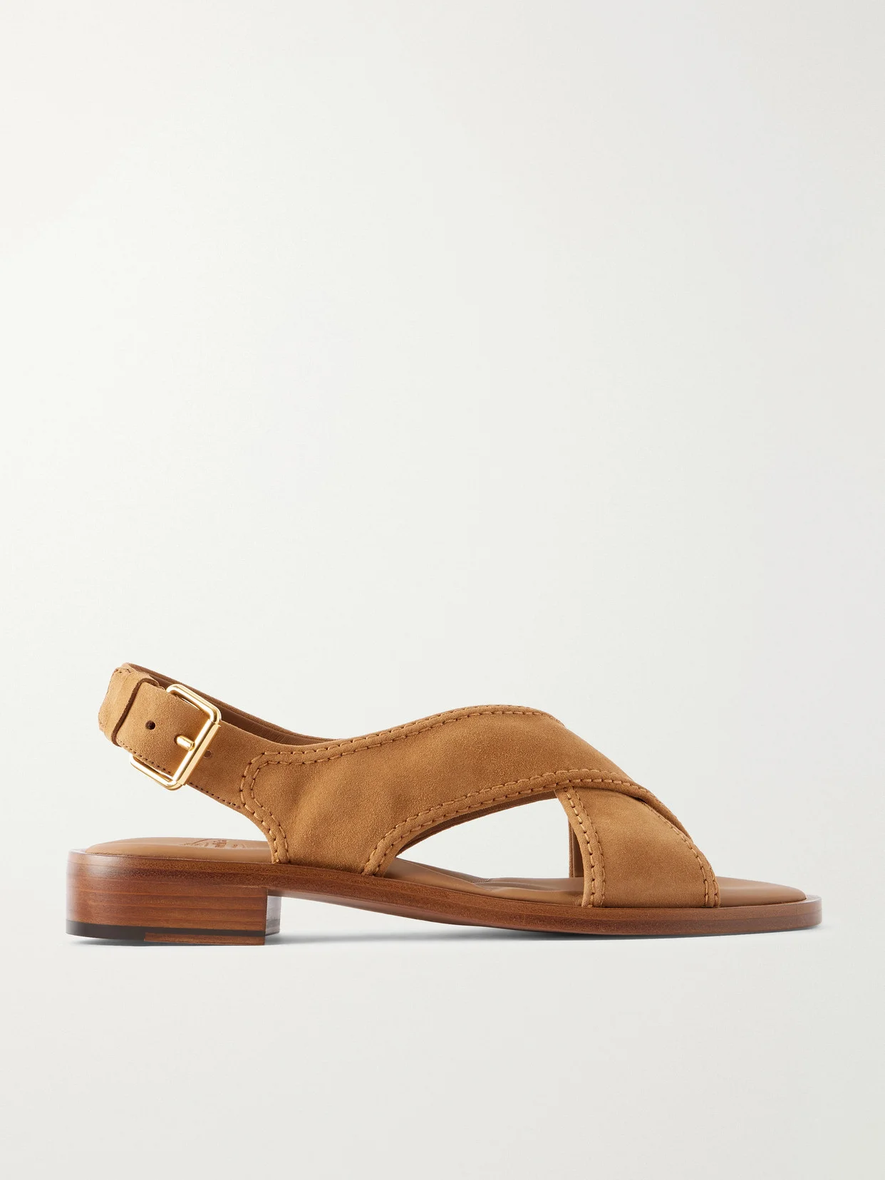 Sondra Suede Flat Sandals - 1
