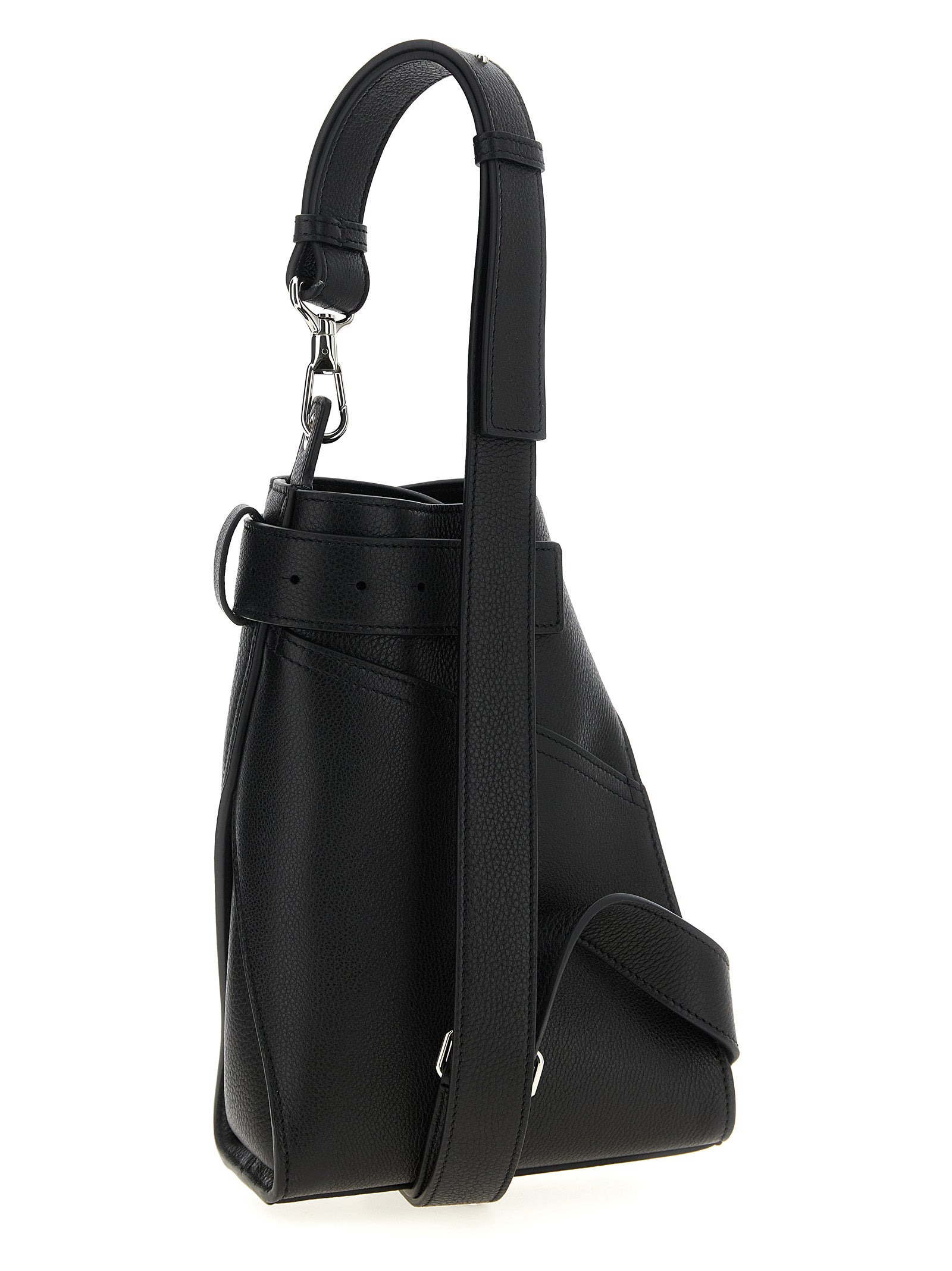 Belted Bag Crossbody Bags Black - 2