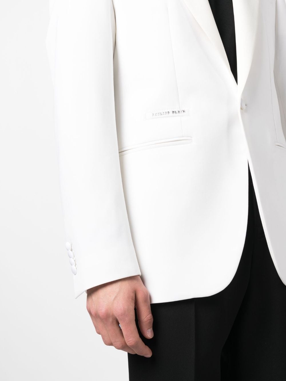 single-breasted wool blazer - 5