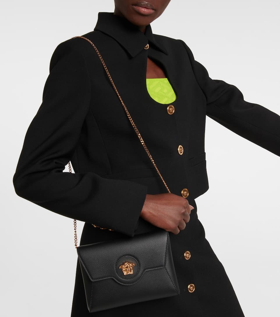La Medusa leather wallet on chain - 2