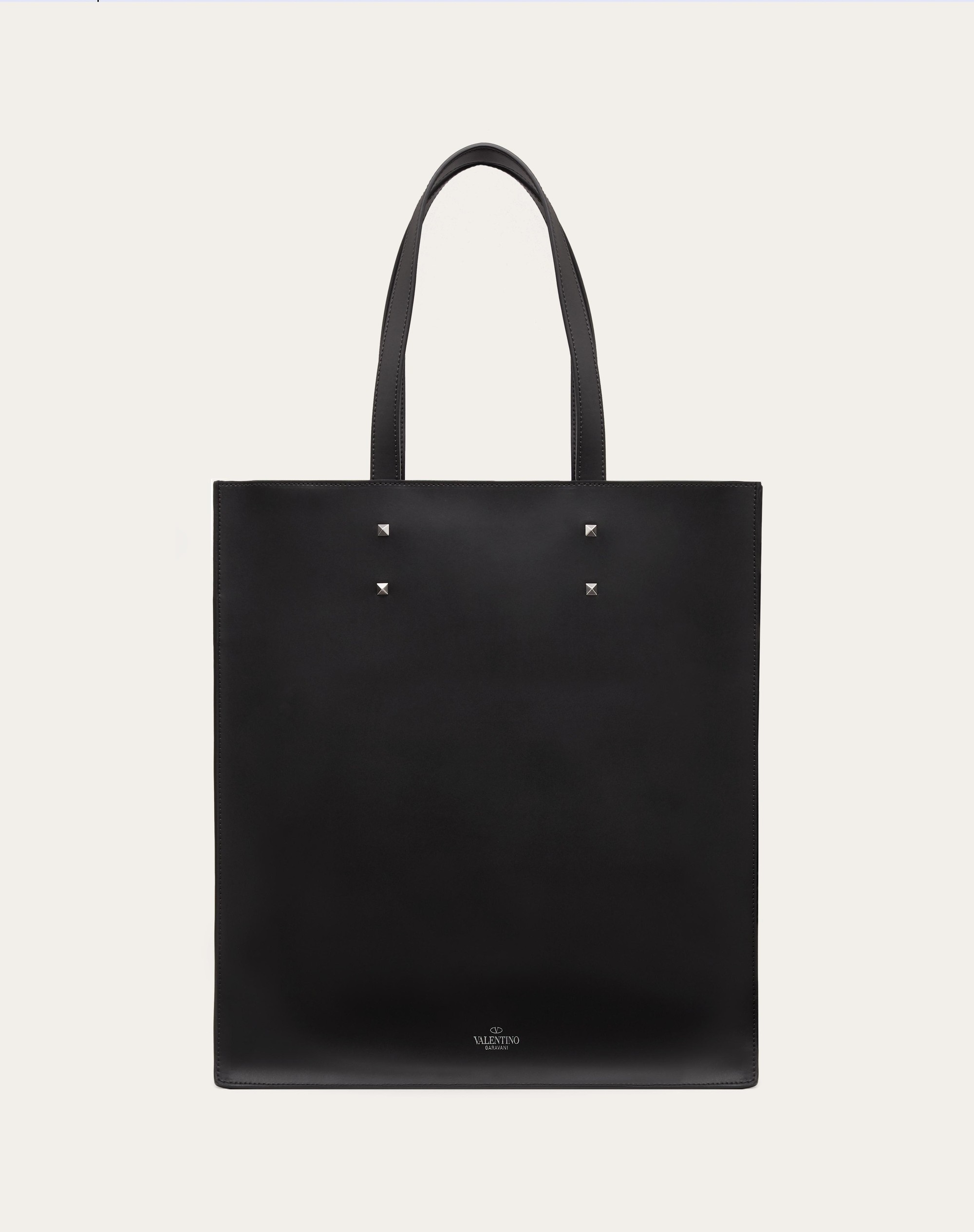 VLTN LEATHER TOTE BAG - 3