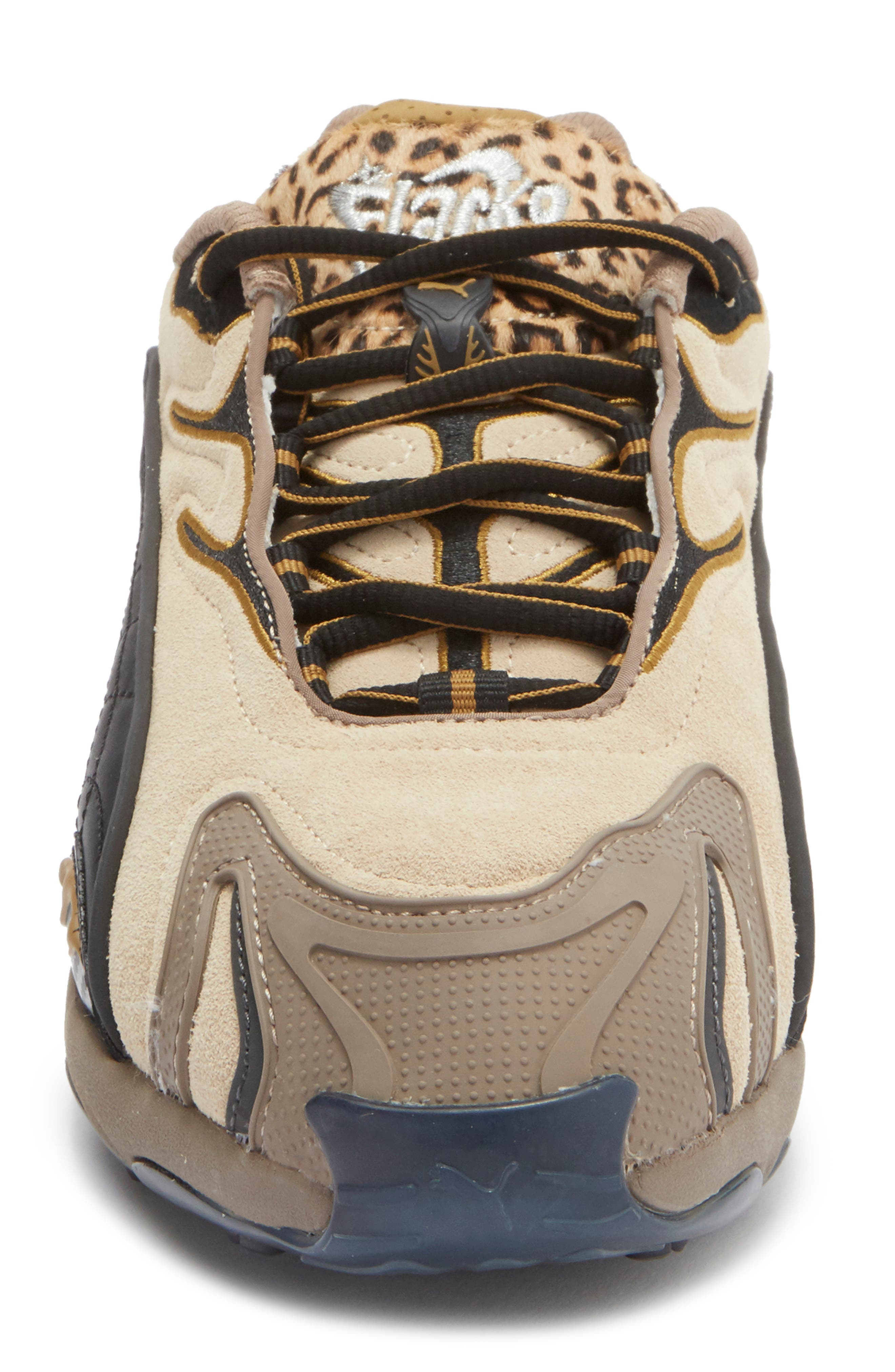 PUMA x A$AP Rocky Inhale Sneaker in Almond Print Calf Hair/Black at Nordstrom - 4