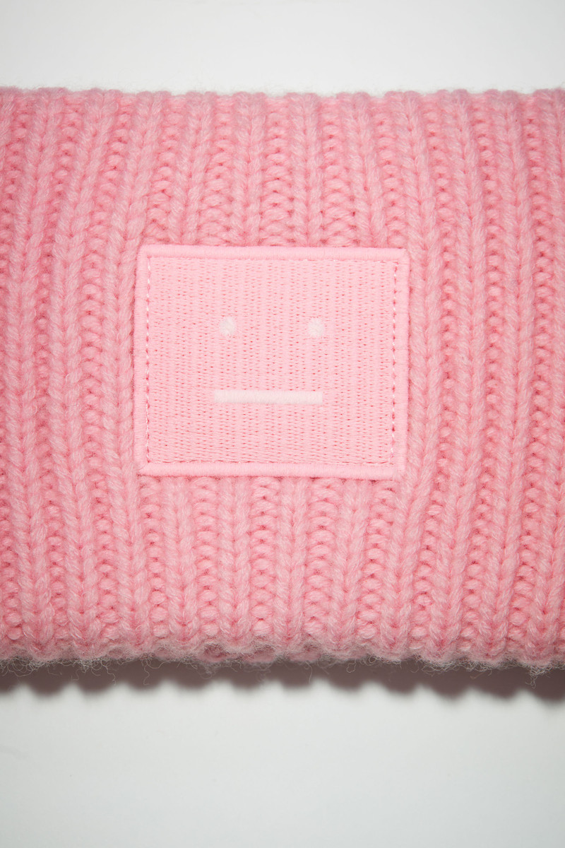 Ribbed knit headband - Blush pink 4