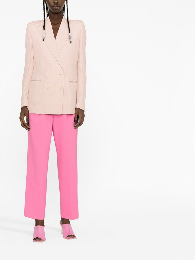 Stella McCartney peak-lapels double-breasted blazer outlook