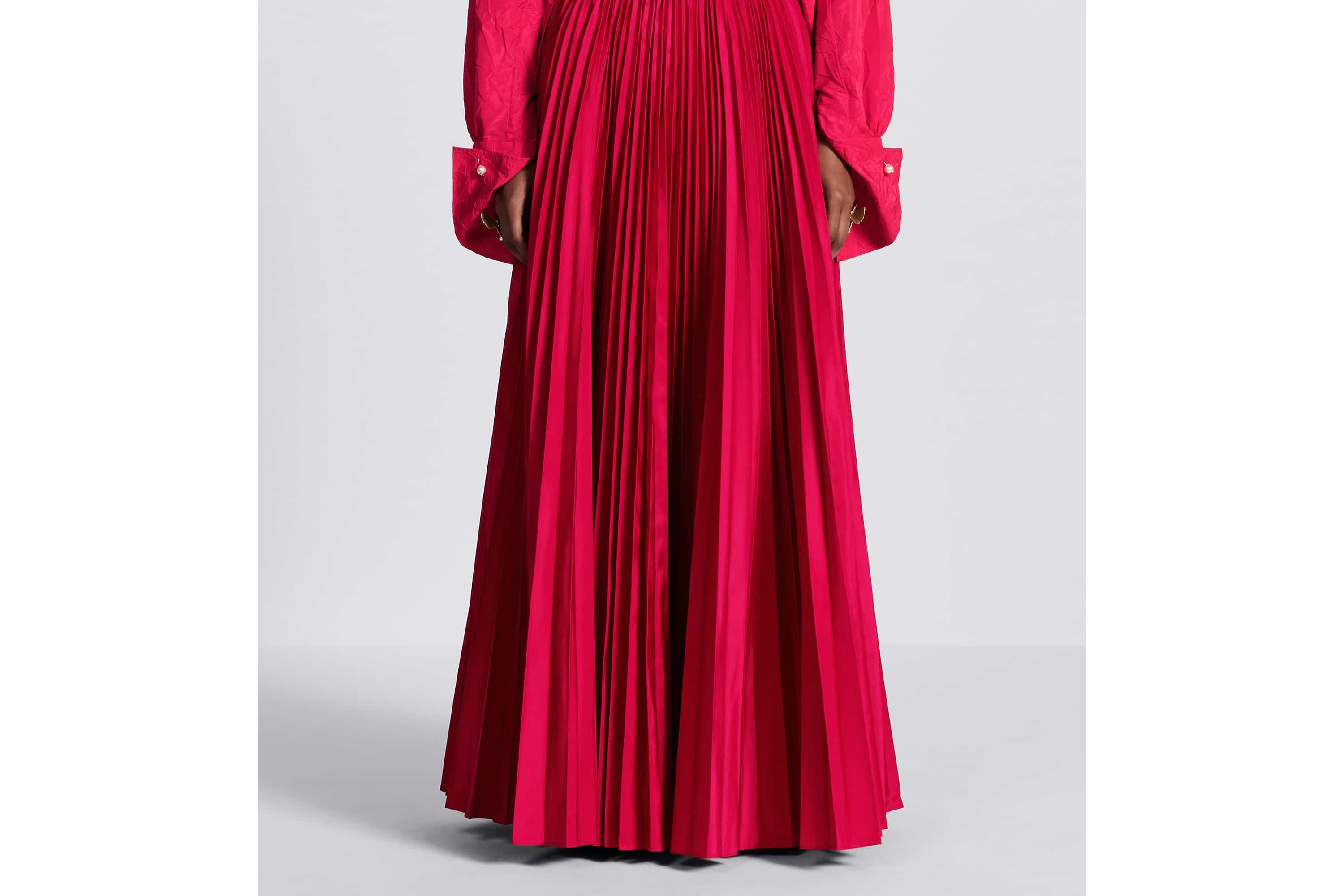 Long Pleated Skirt - 7