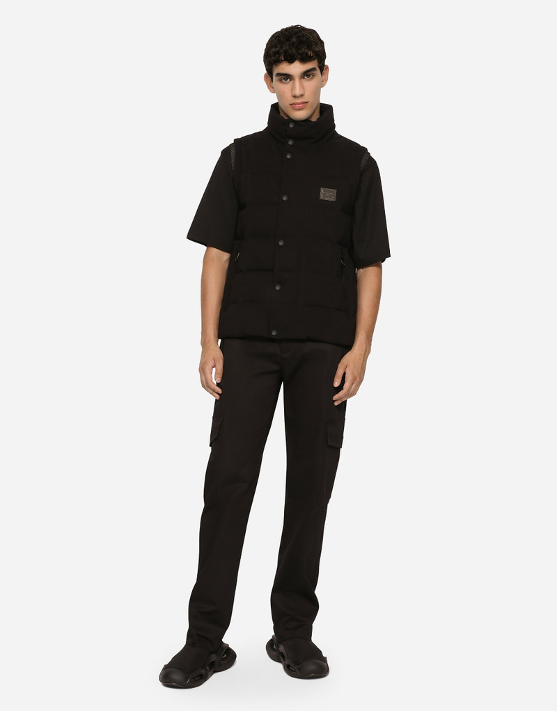 Dolce & Gabbana Jersey vest with branded tag outlook
