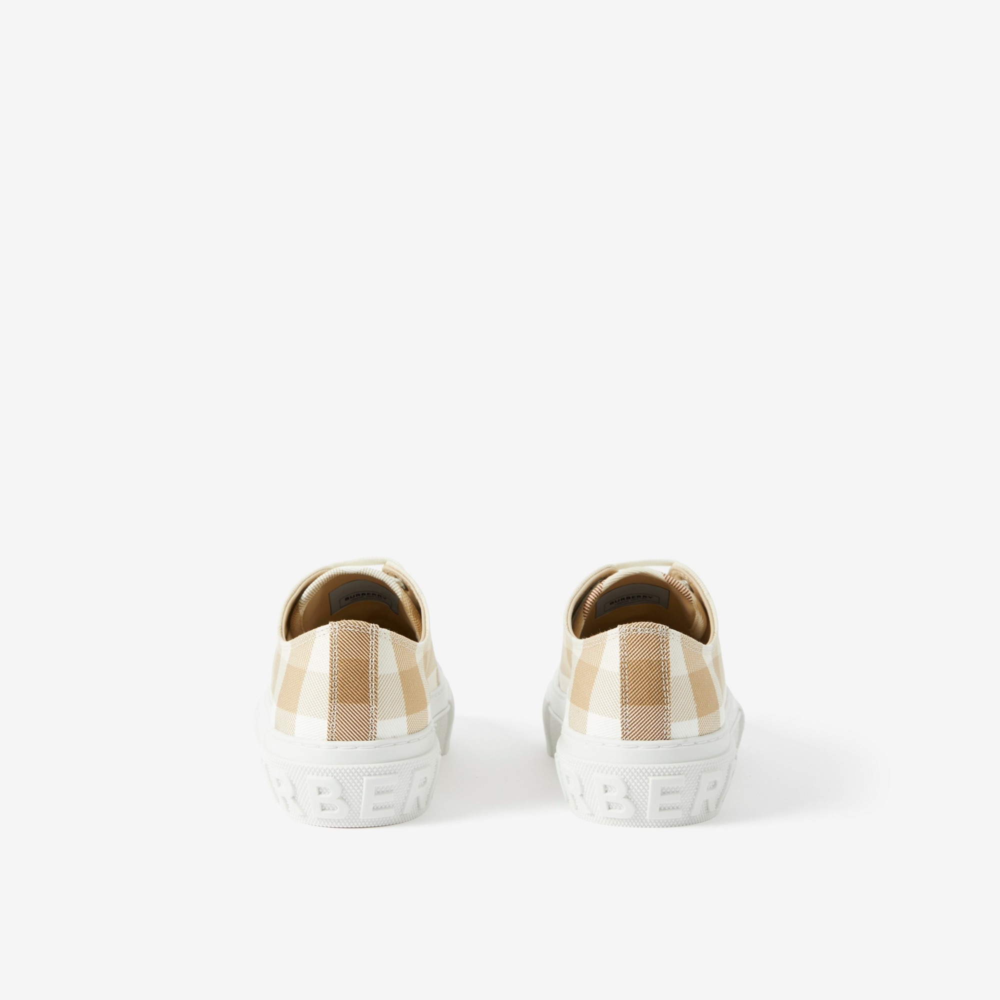 Check Cotton Sneakers - 3