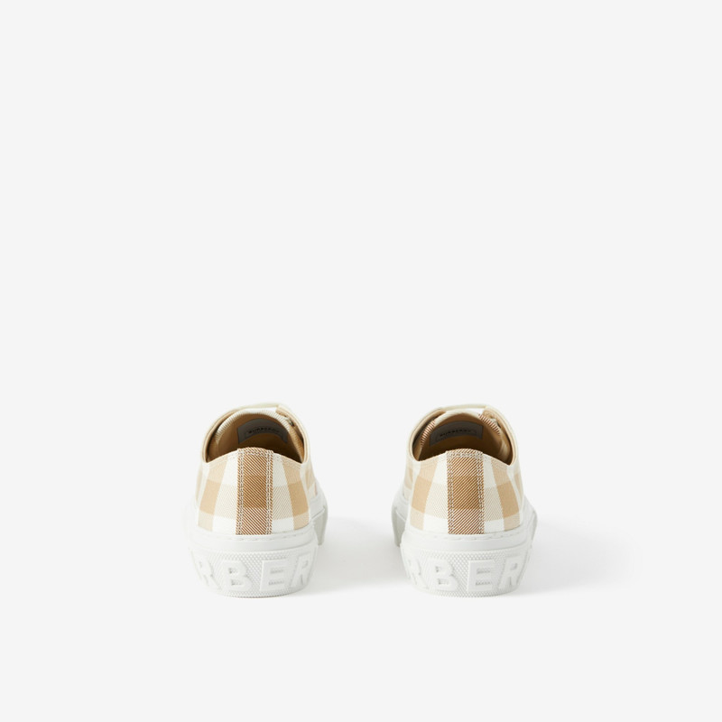 Check Cotton Sneakers 3