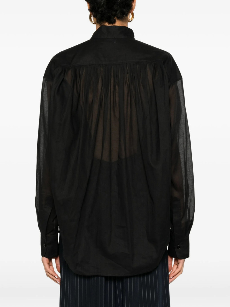 The Andamane Rania Gathered Semi-sheer Blouse 5