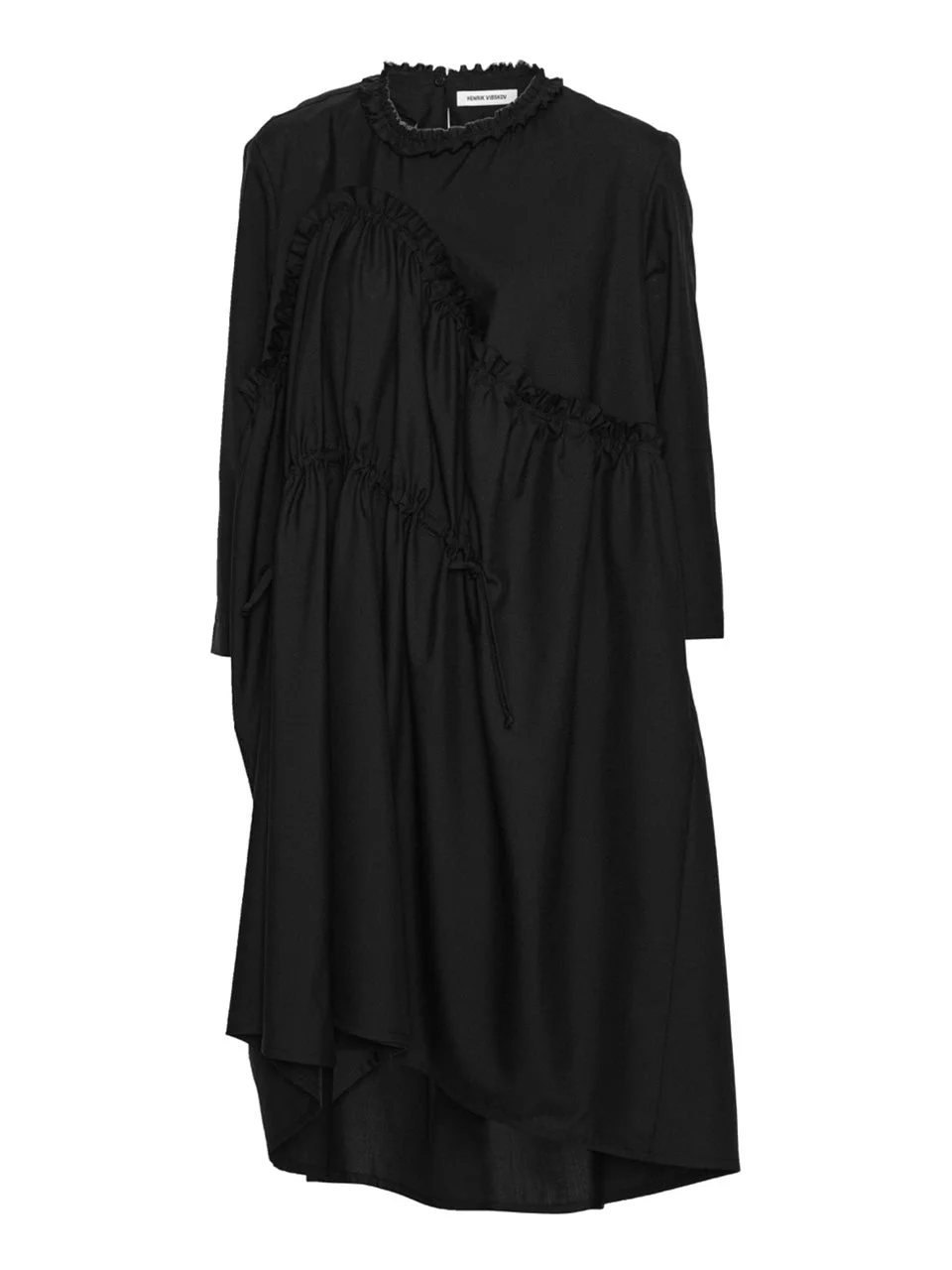 BON CHALANT DRESS LS - TROPICAL BLACK - 1