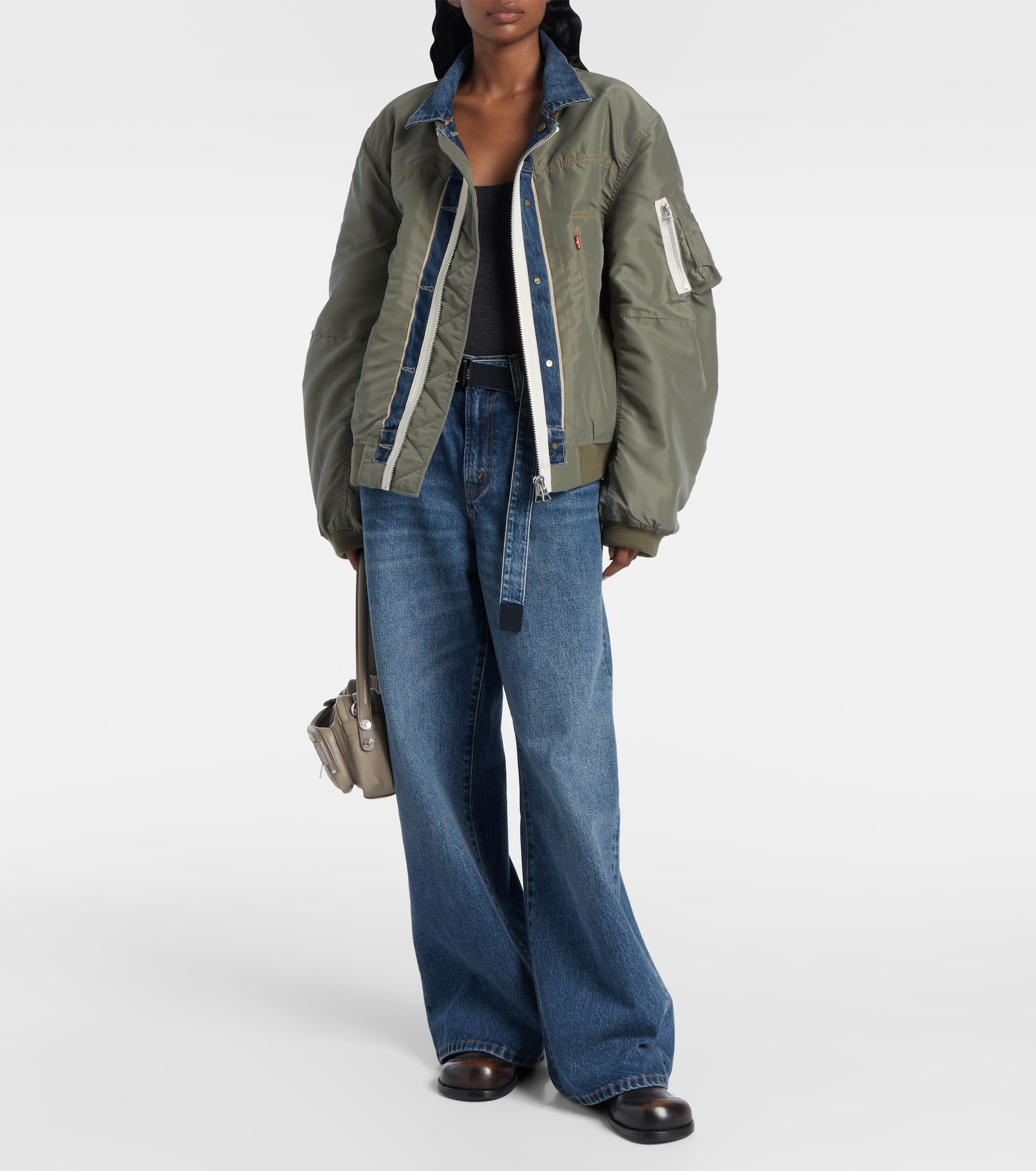x Levi's® reversible denim and twill blouson - 2