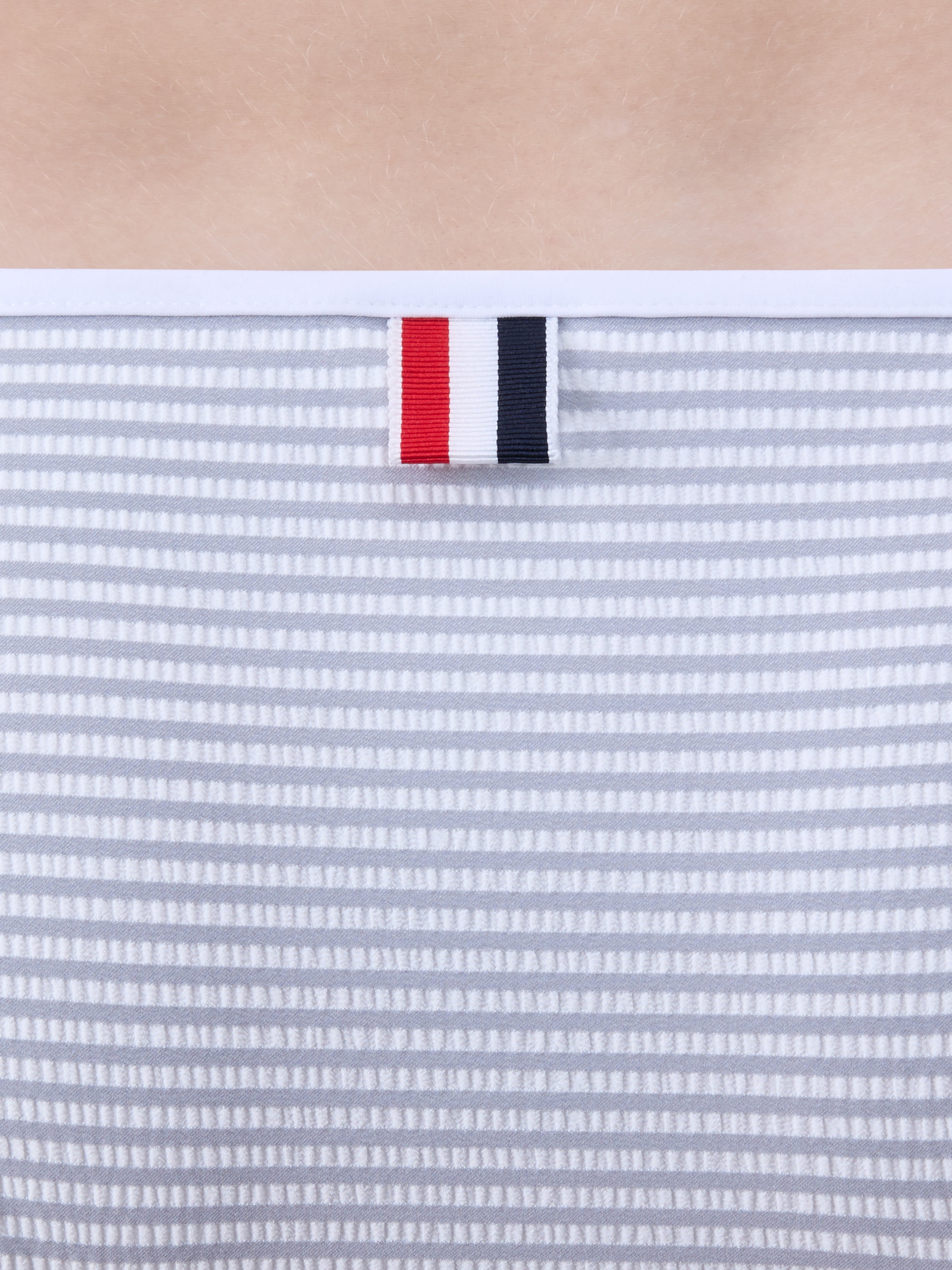 SEERSUCKER TIE BIKINI BOTTOM - 4