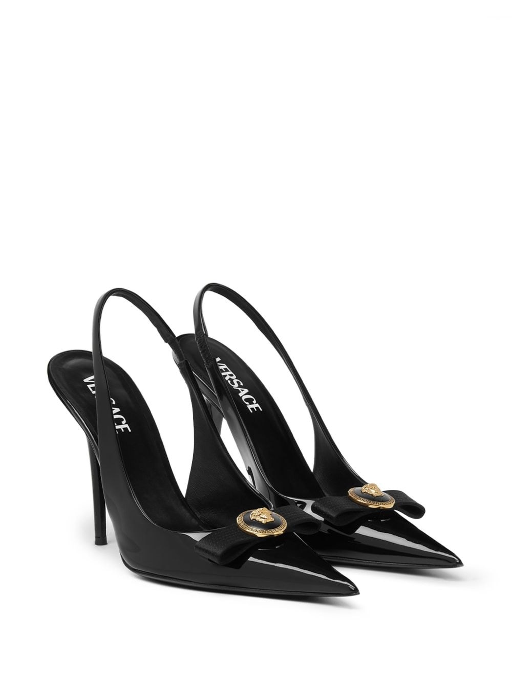 Gianni 120mm leather pumps - 2