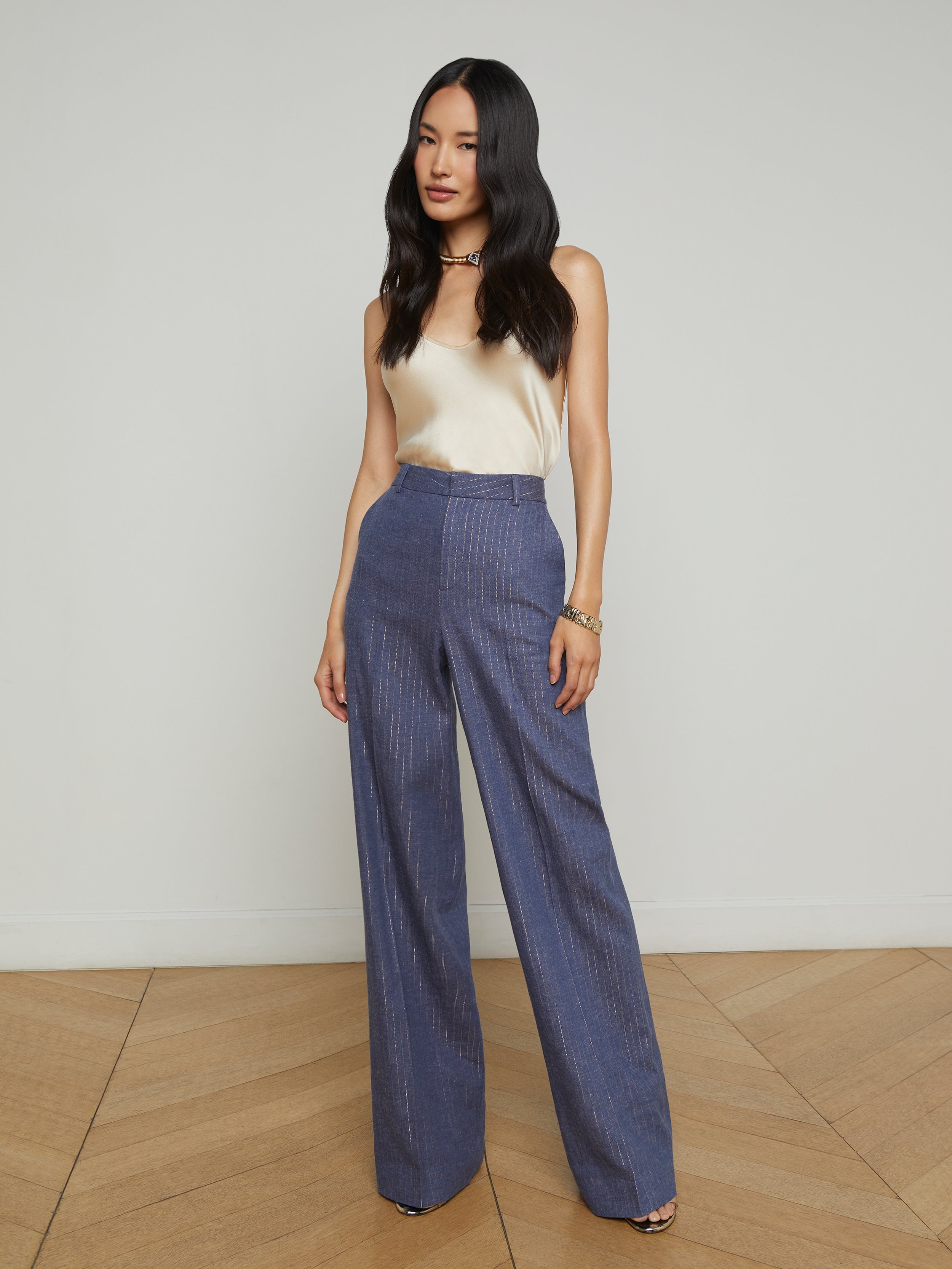 Livvy Pinstriped Trouser - 2