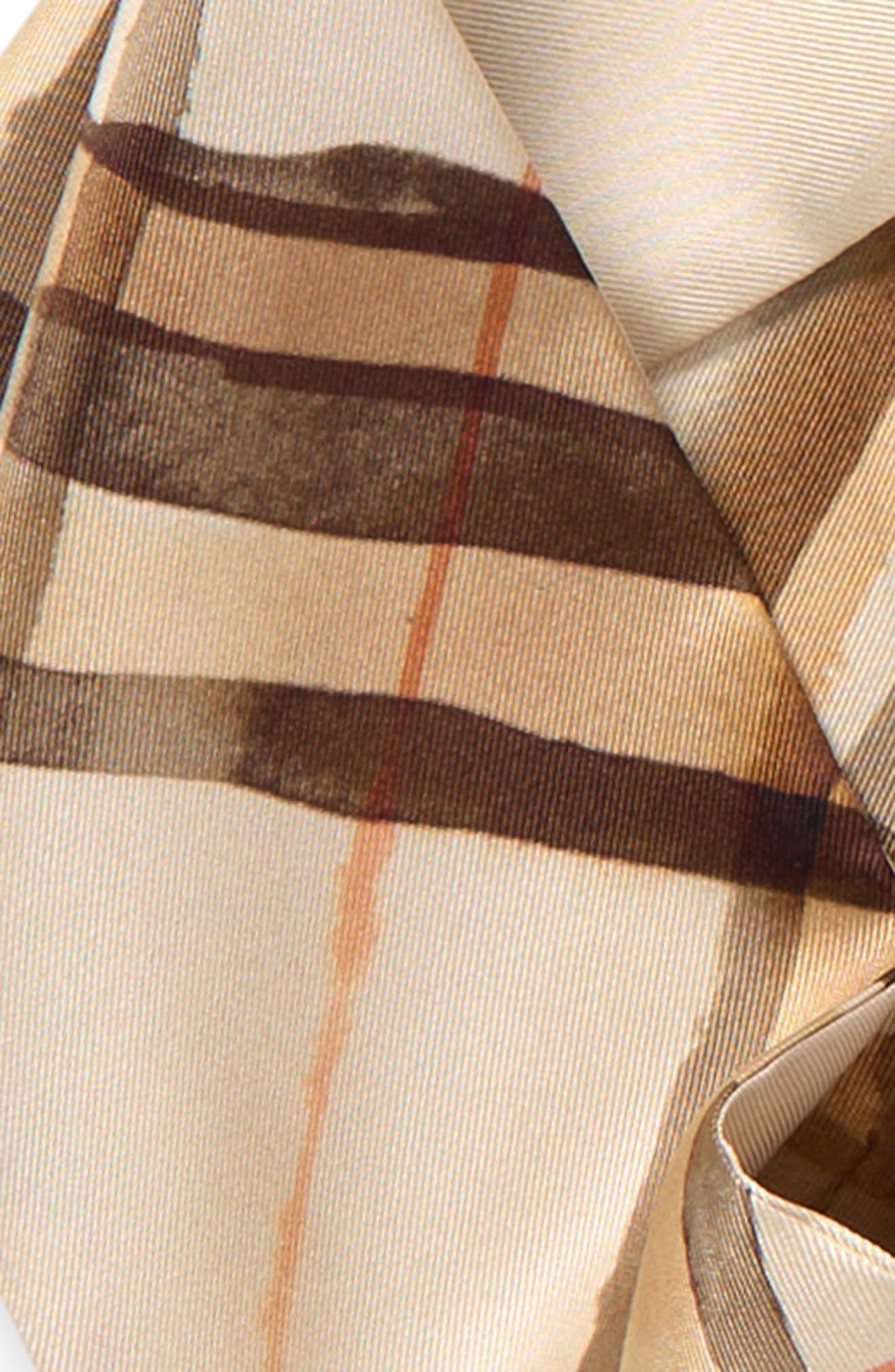 burberry Reversible Check Silk Twill Scarf in Nutmeg at Nordstrom - 3