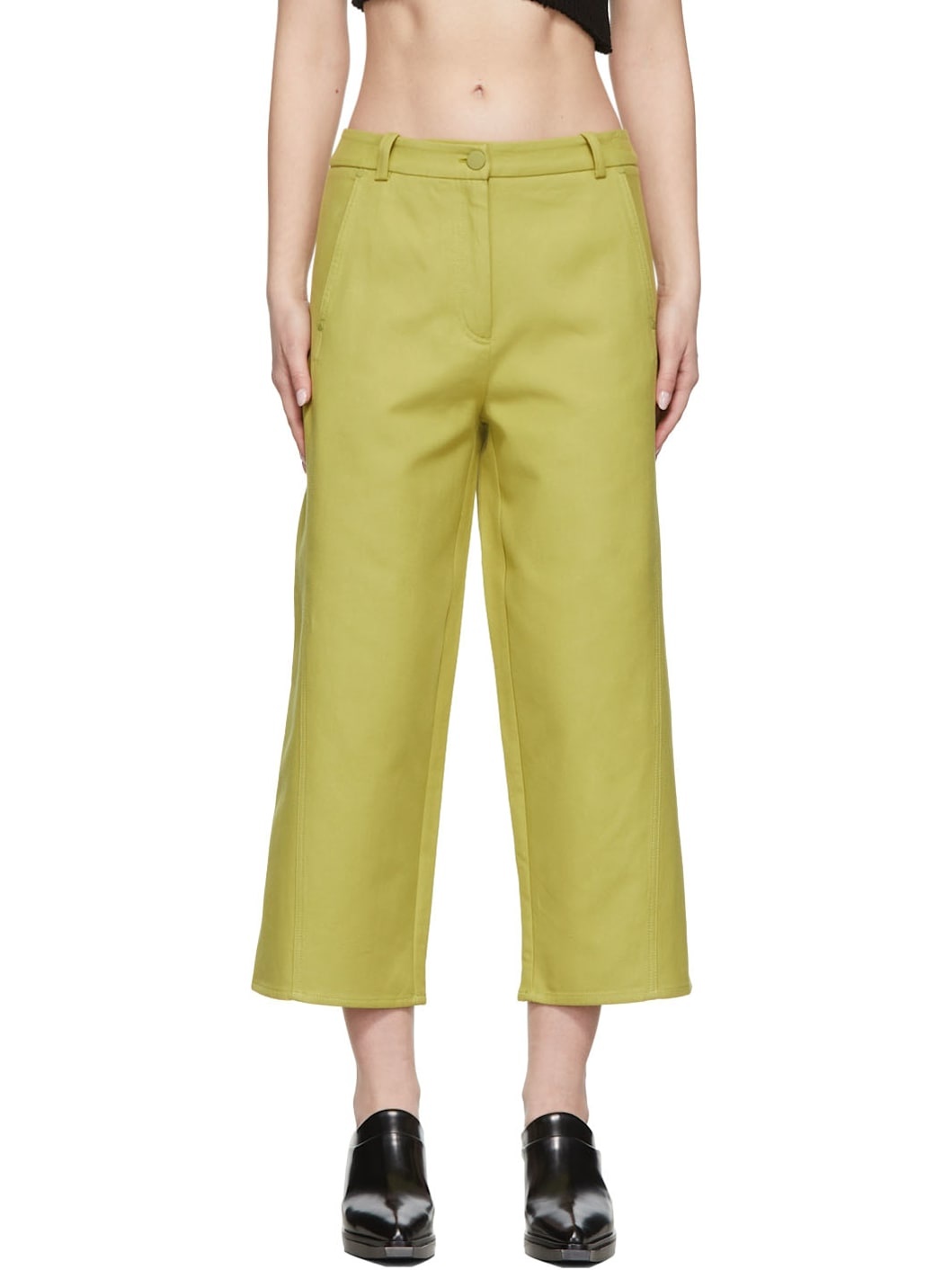 【関税込み】Stine Goya グリーン Izmir トラウザーズ STINE GOYA Green Izmir Trousers | REVERSIBLE