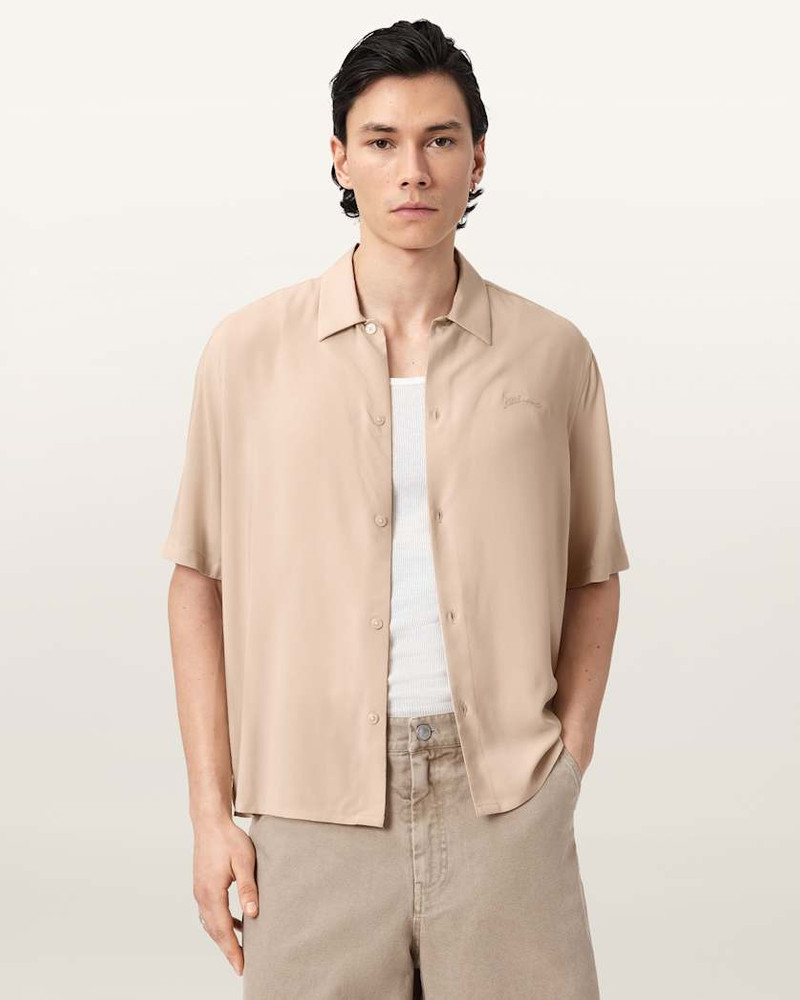 ALLSAINTS BARON EMBROIDERED BOXY SHIRT outlook