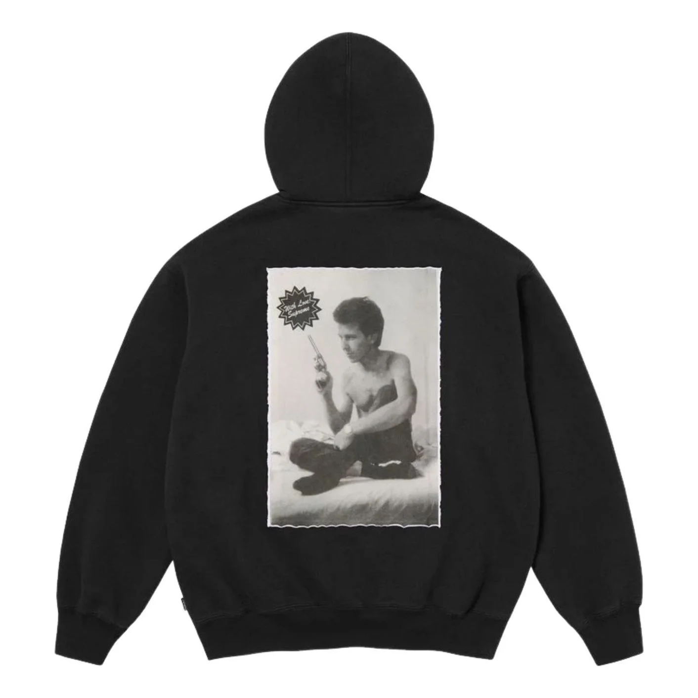 Supreme x Larry Clark FW26 Zip Up Hooded Sweatshirt 'Black' SUP-FW26-050-BLK - 1