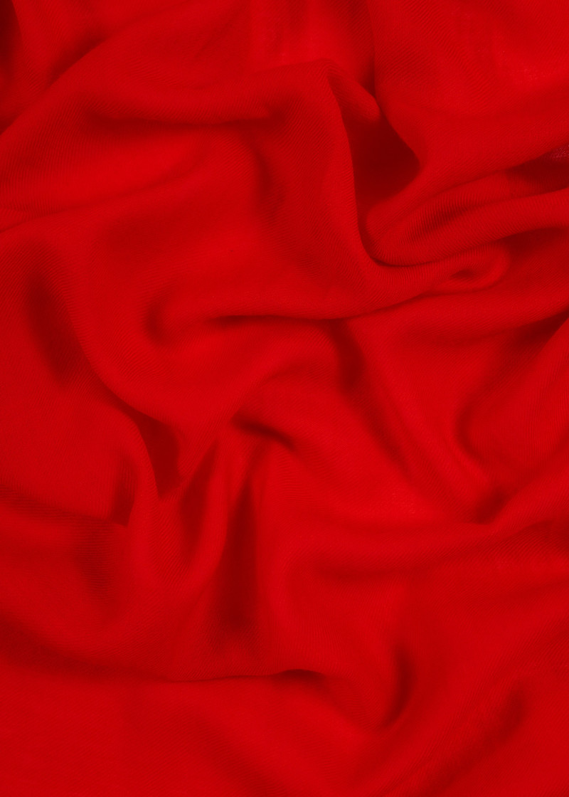 Red Wool 'Year Of The Dragon' Scarf 4