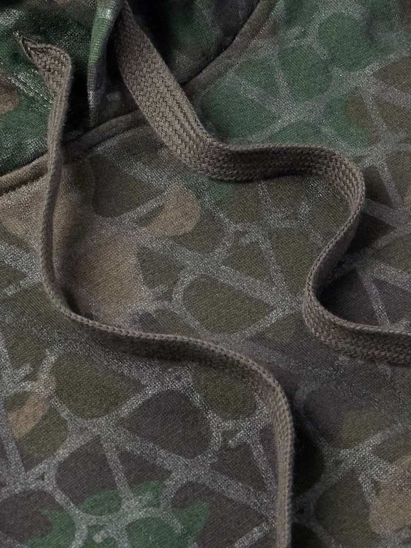 Camouflage-Print Cotton-Blend Jersey Hoodie 4