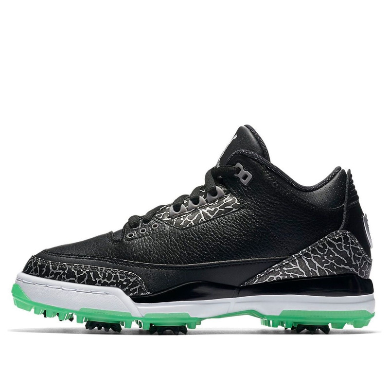 Air Jordan 3 Retro Golf 'Black Green Glow' AJ3783-001 - 1