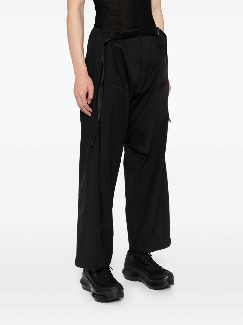 P30BL-E drop-crotch trousers - 3