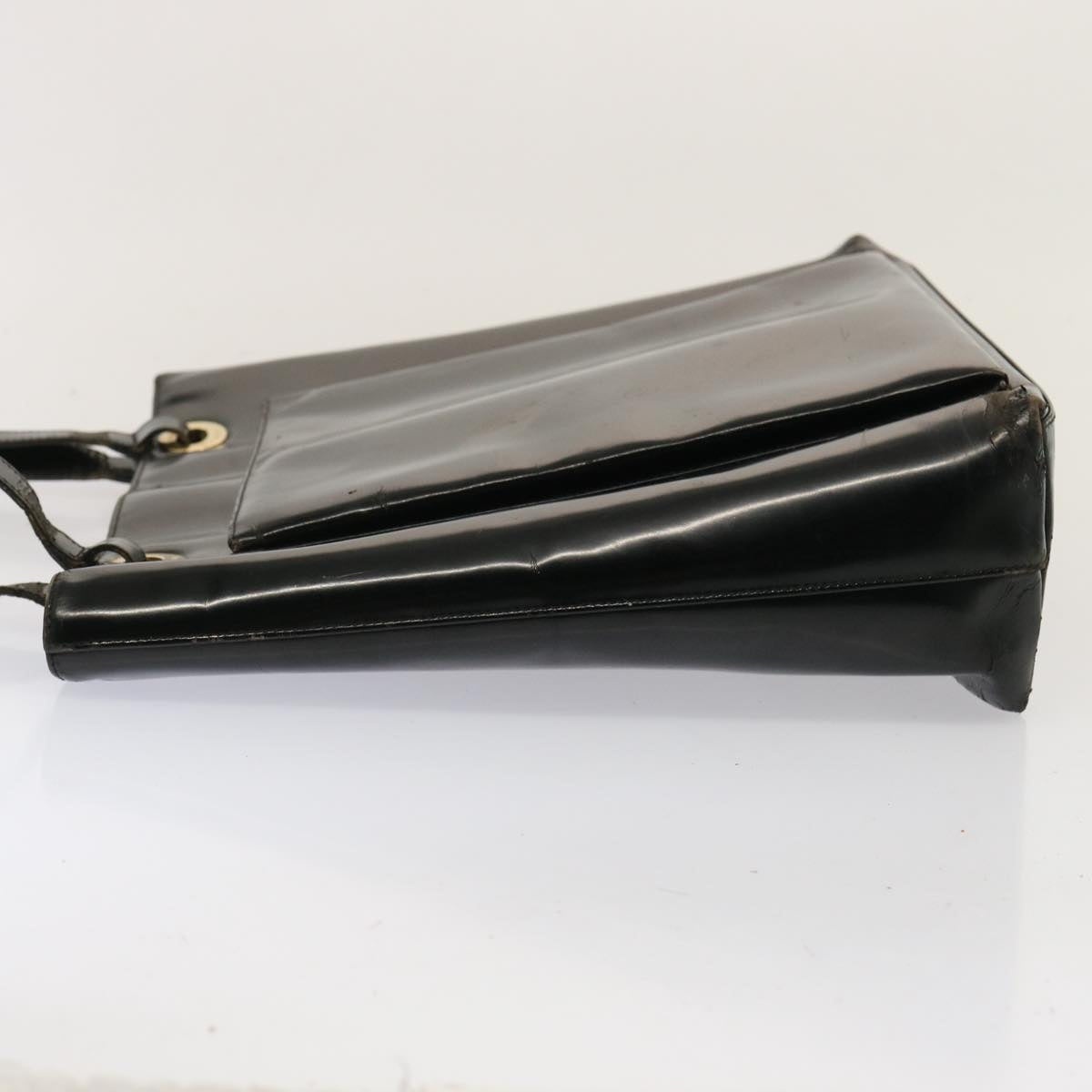 GUCCI Tote Bag Patent Leather Black - 3