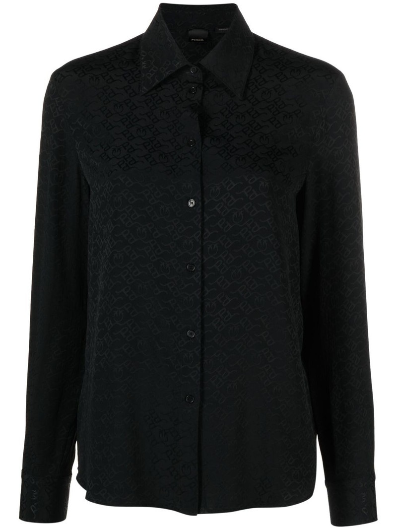 logo-jacquard shirt 1