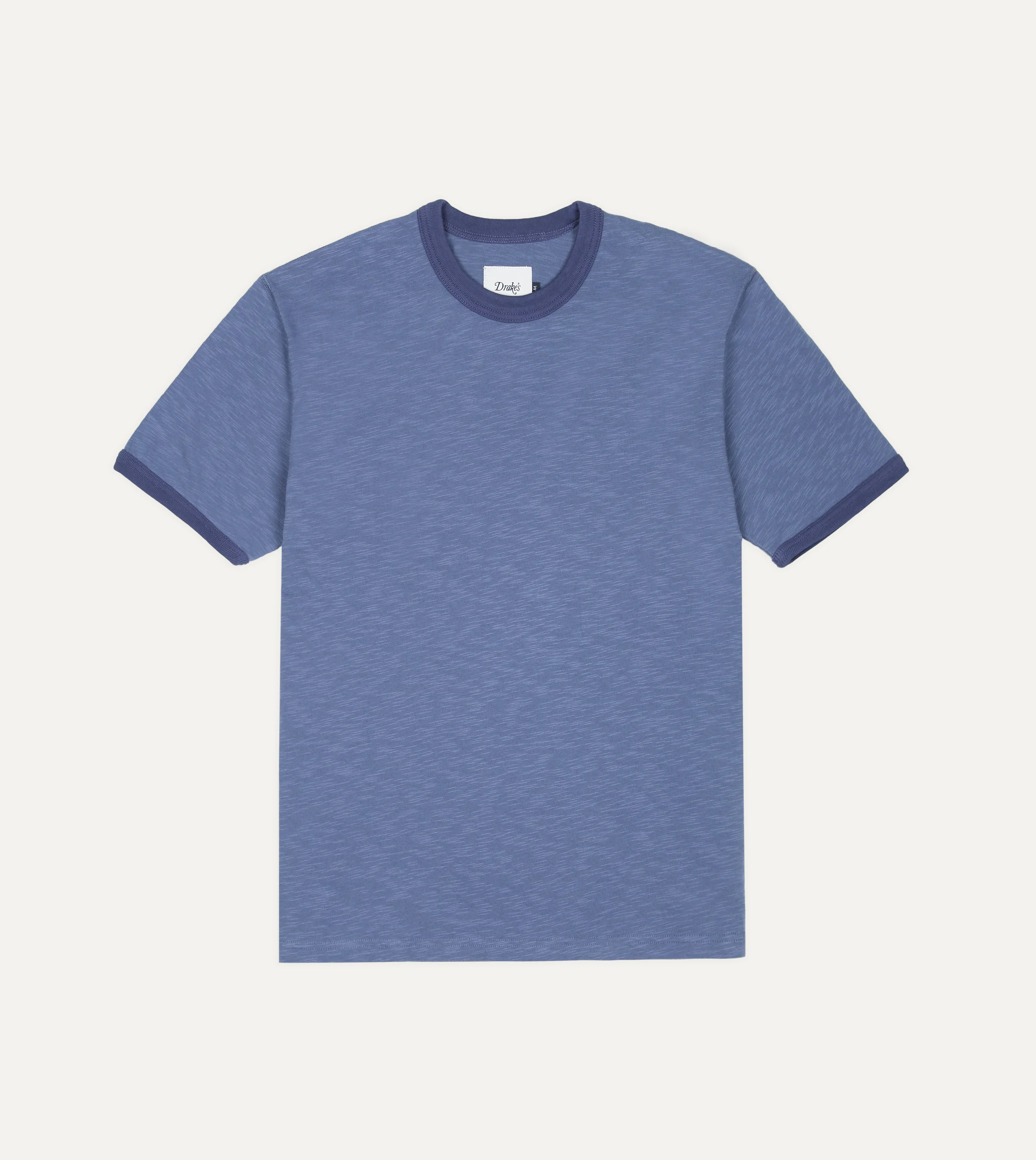 Indigo Tonal Ringer T-Shirt - 1
