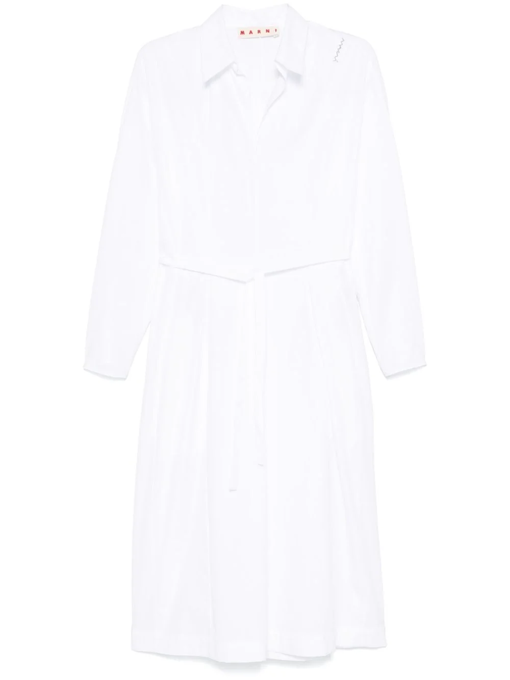 organic-cotton shirt dress - 1