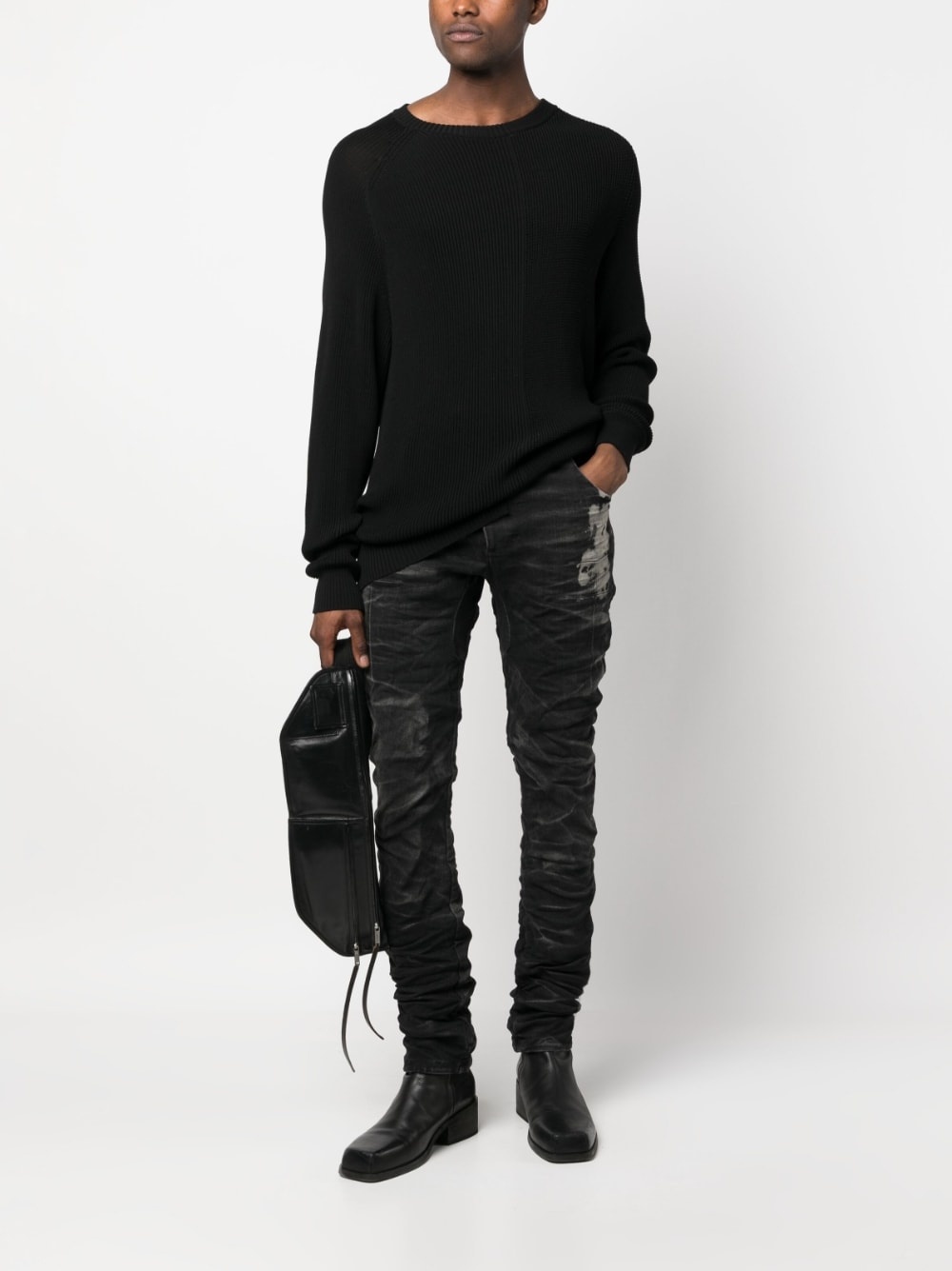 distressed skinny jeans - 2