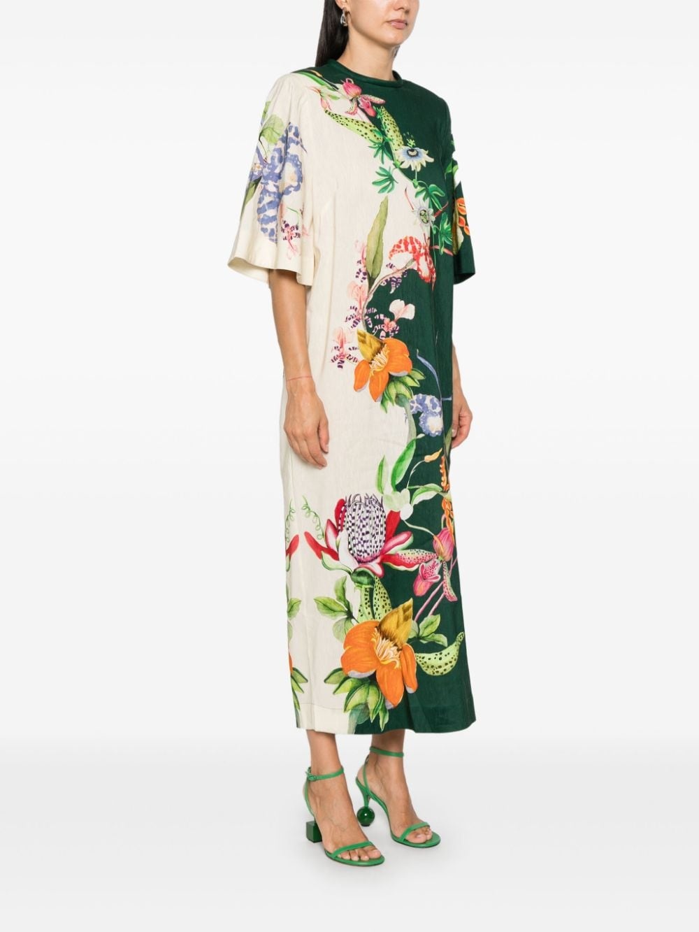 floral maxi dress - 3