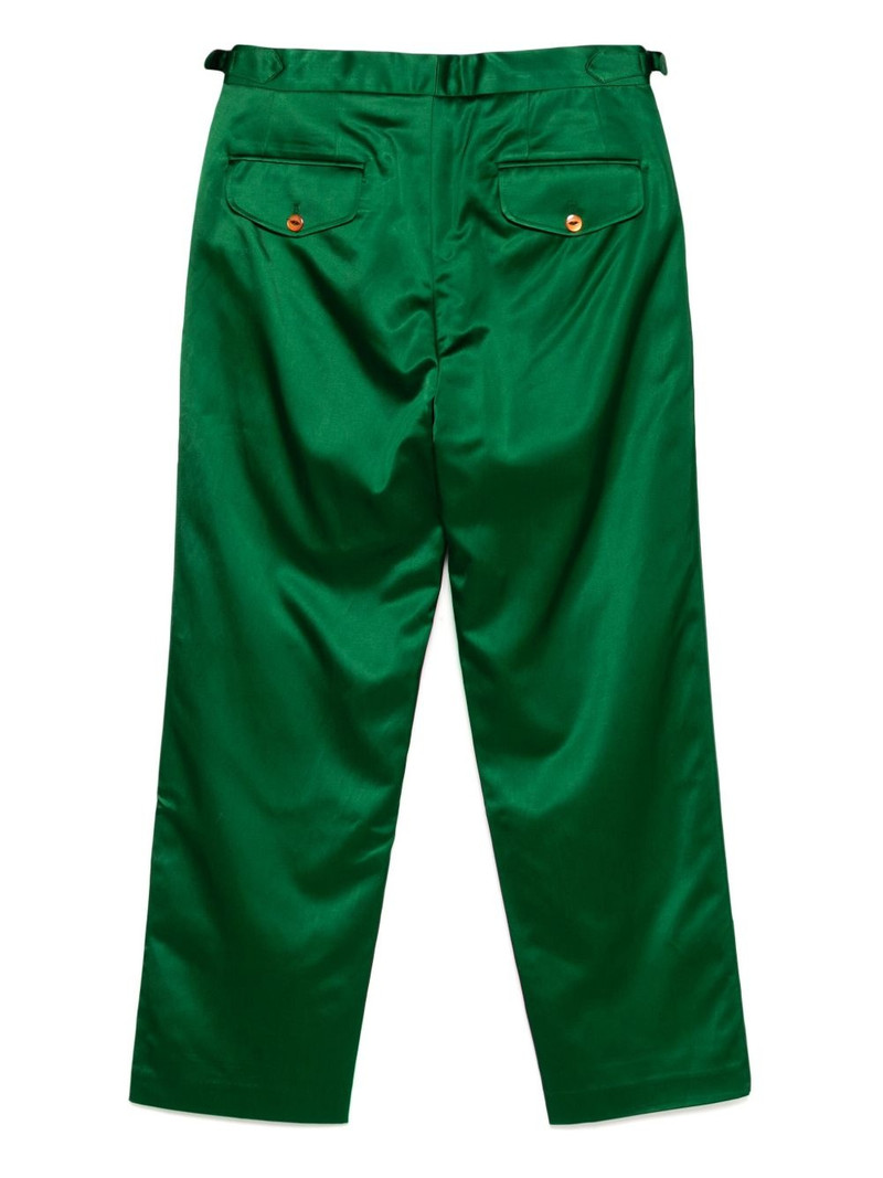 BODE sheen pleated trousers outlook