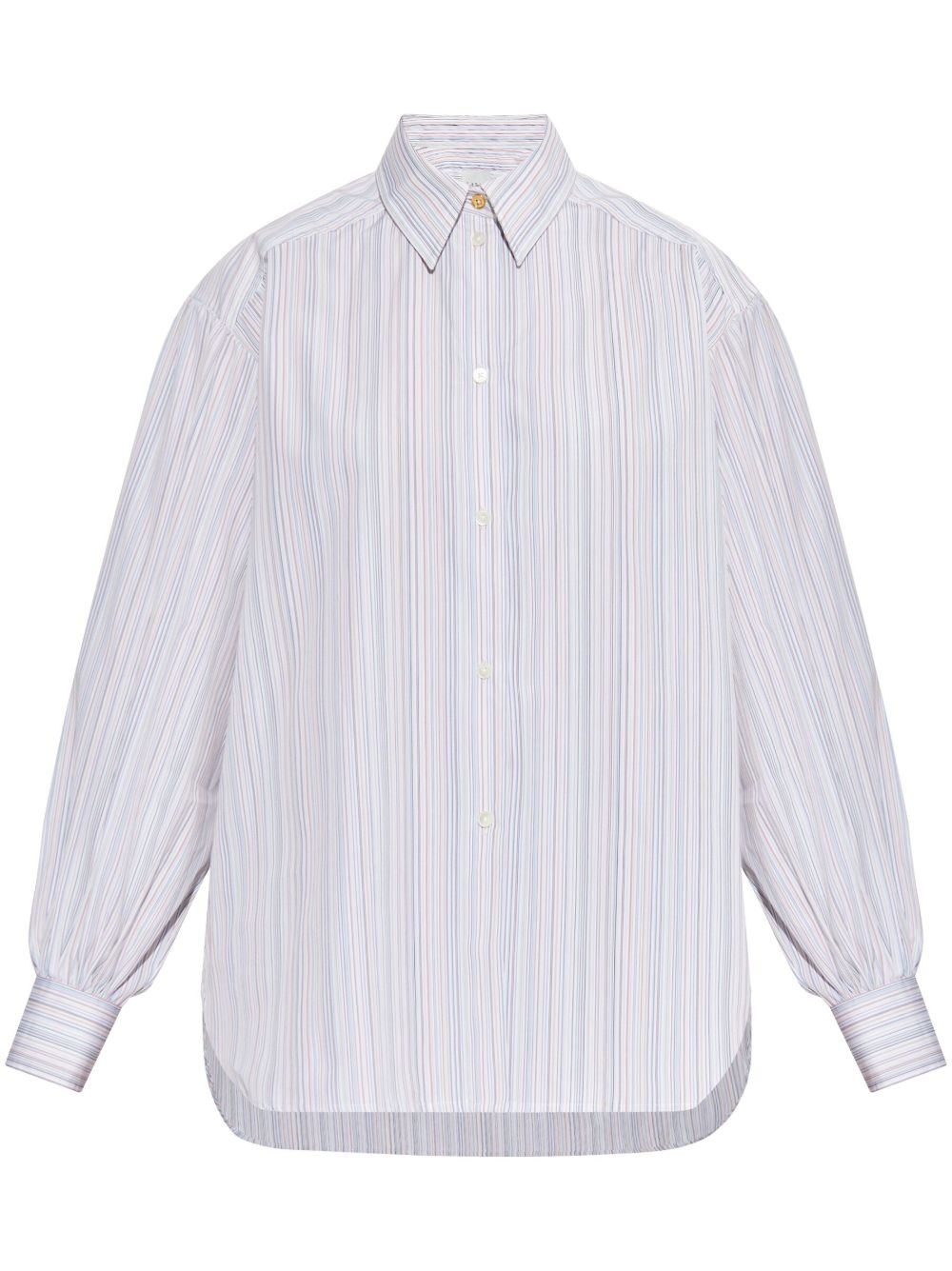 striped cotton shirt - 1