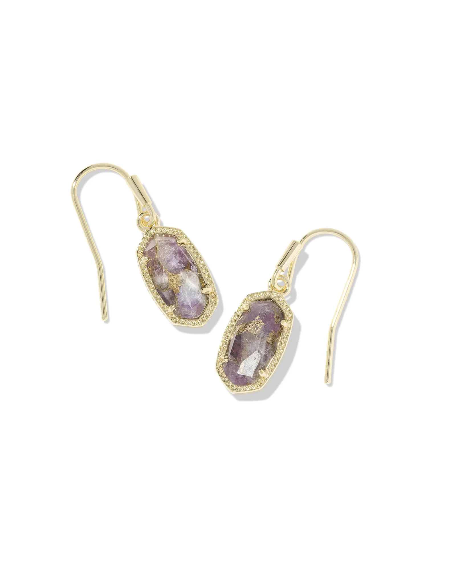Lee Gold Drop Earrings - 1