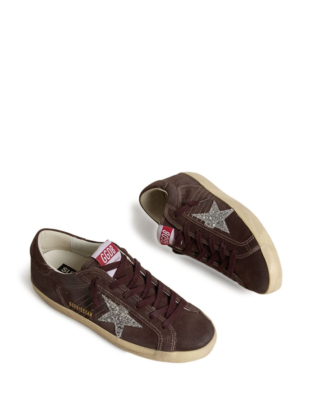 Super Star glitter-star embellished sneakers - 3
