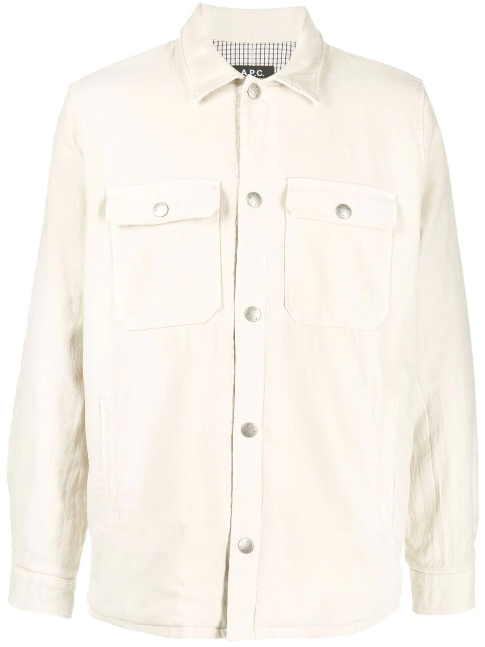 long-sleeve shirt jacket - 1